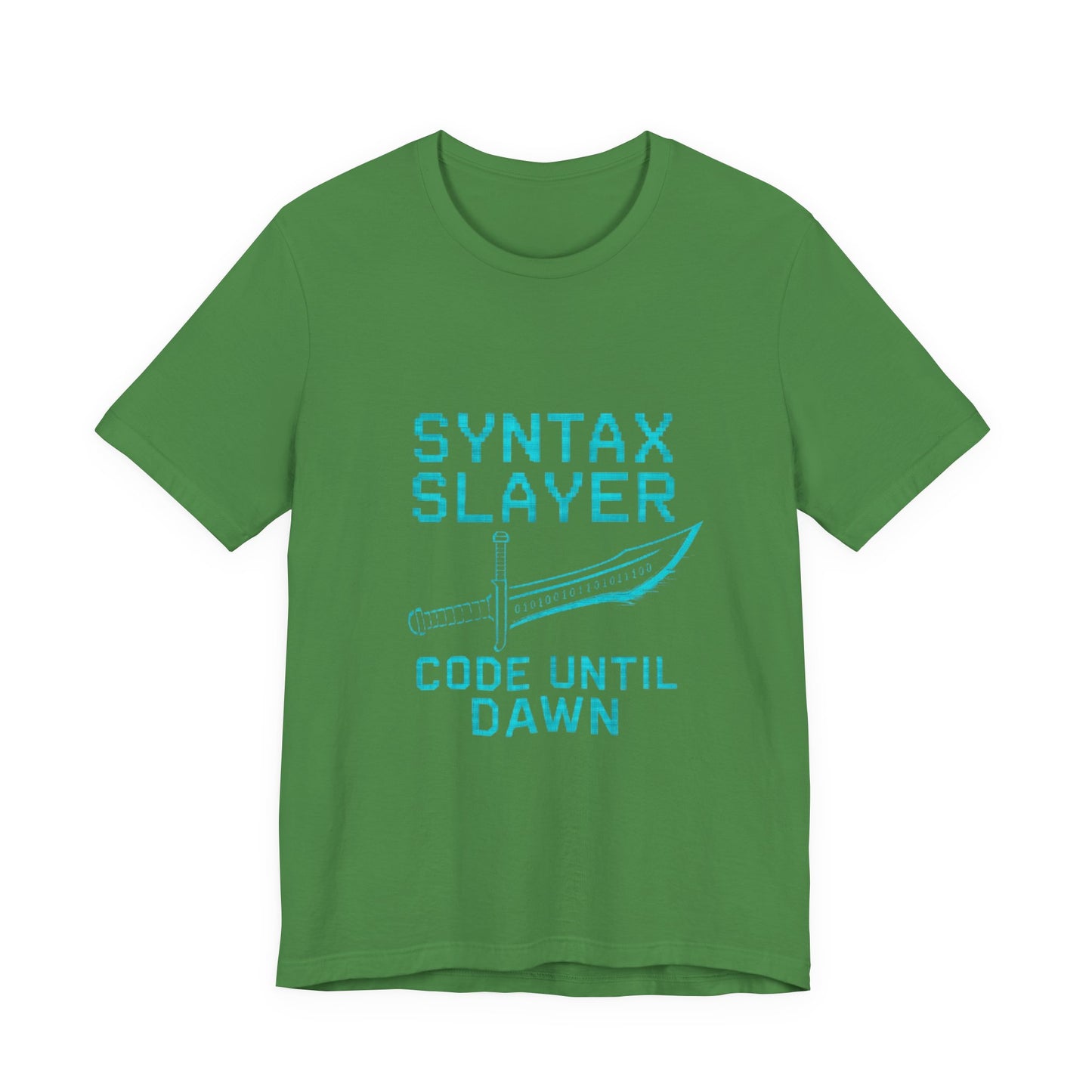 Syntax Slayer Unisex Tee, Gift for Programmers, Coding Humor Shirt, Tech Lover Apparel, Geeky Birthday Present, Computer Science Gift