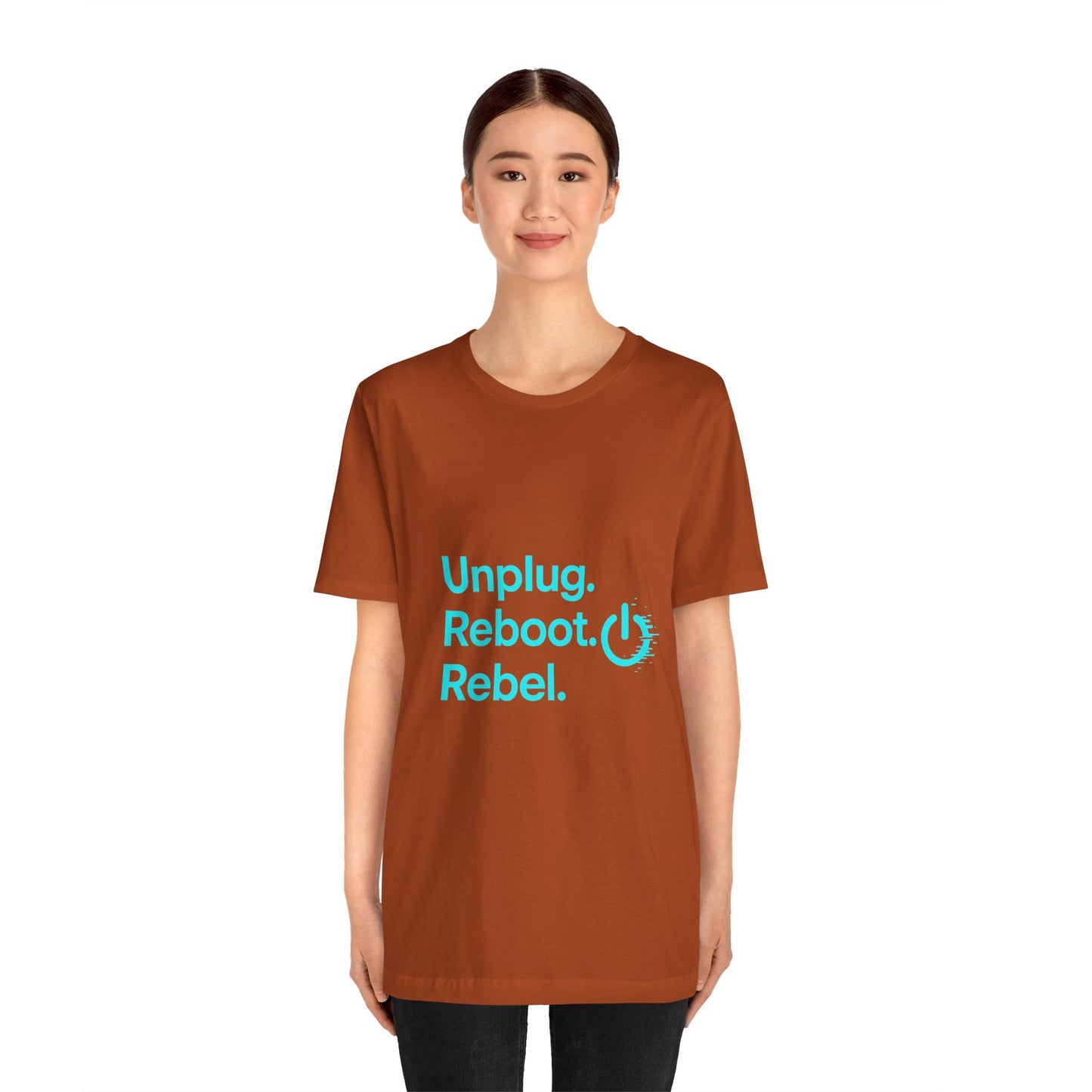 Rebel Spirit Unisex Tee - Fun Casual Graphic Shirt, Perfect for Gamers, Tech Lovers, Gift for Friends, Unique Birthday Apparel