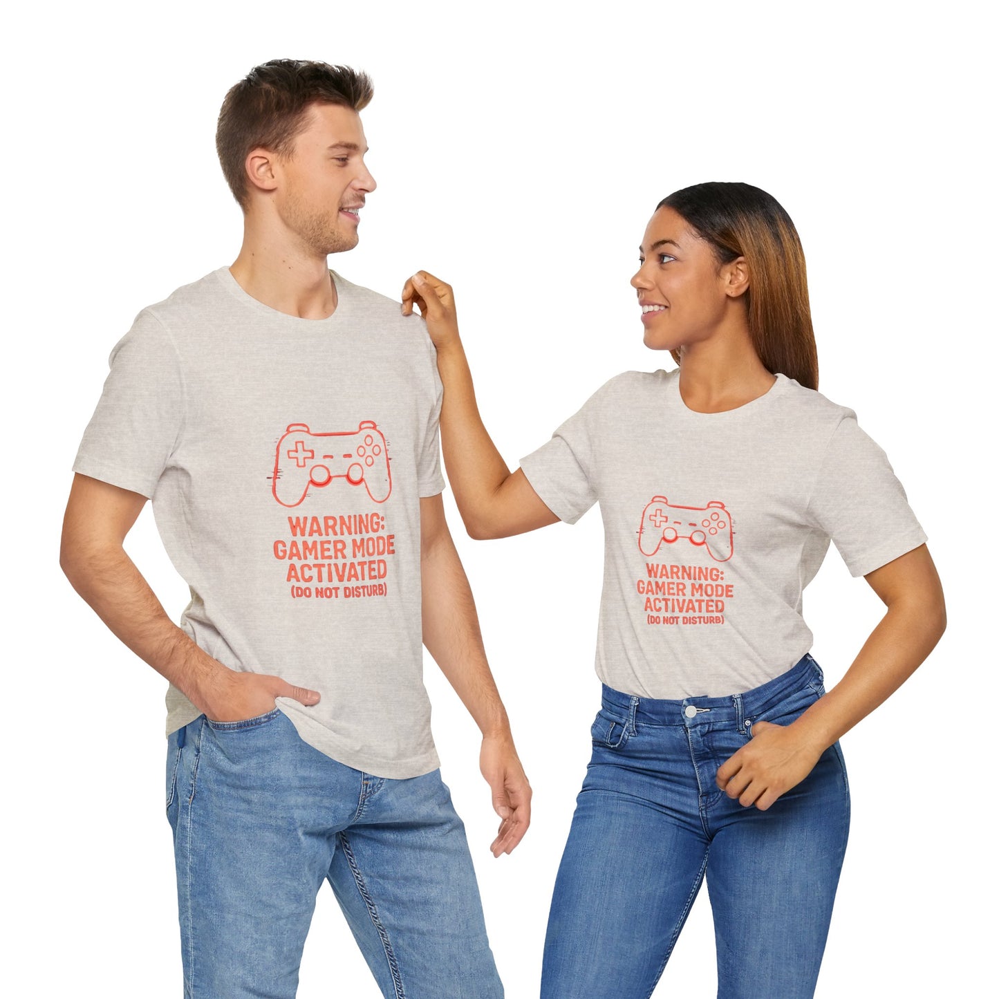 Gamer Mode Activated Tee - Funny T-Shirt for Gamers, Casual Wear, Gift for Him/Her, Gaming Merchandise, Unisex Graphic Tee