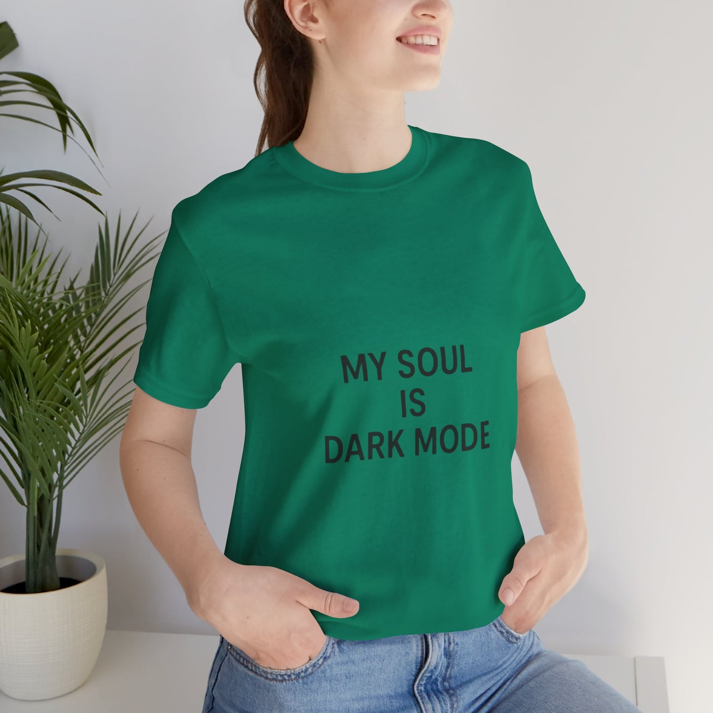 Goth Tee - Minimalist Stark Text Design
