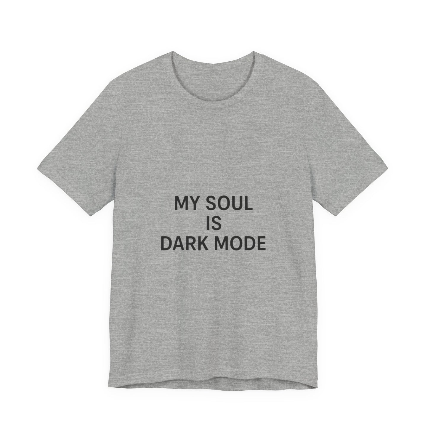 Goth Tee - Minimalist Stark Text Design