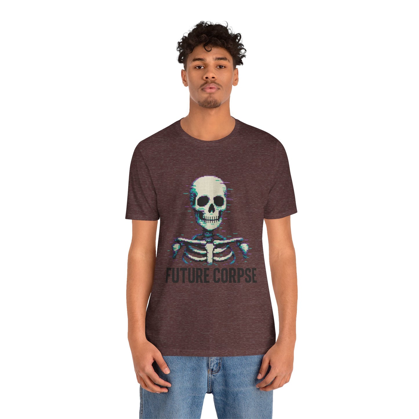 Unisex Future Corpse Graphic Tee, Halloween Shirt, Funny Gift, Casual Wear, Skull T-Shirt, Unique Statement Top