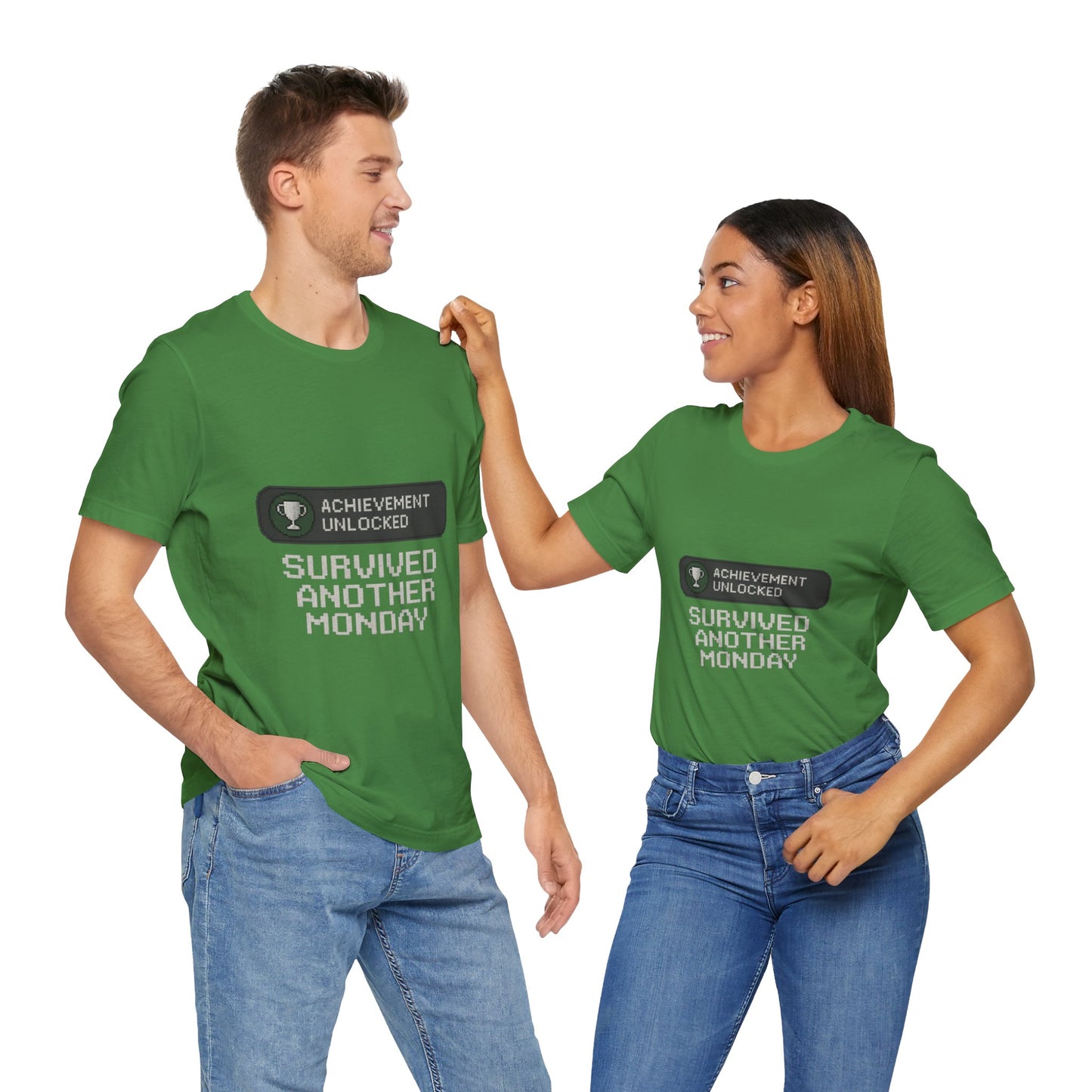 Monday Achievement Unlocked T-Shirt, Funny Monday Tee, Motivational Shirt, Gift for Gamers, Unisex Casual Wear