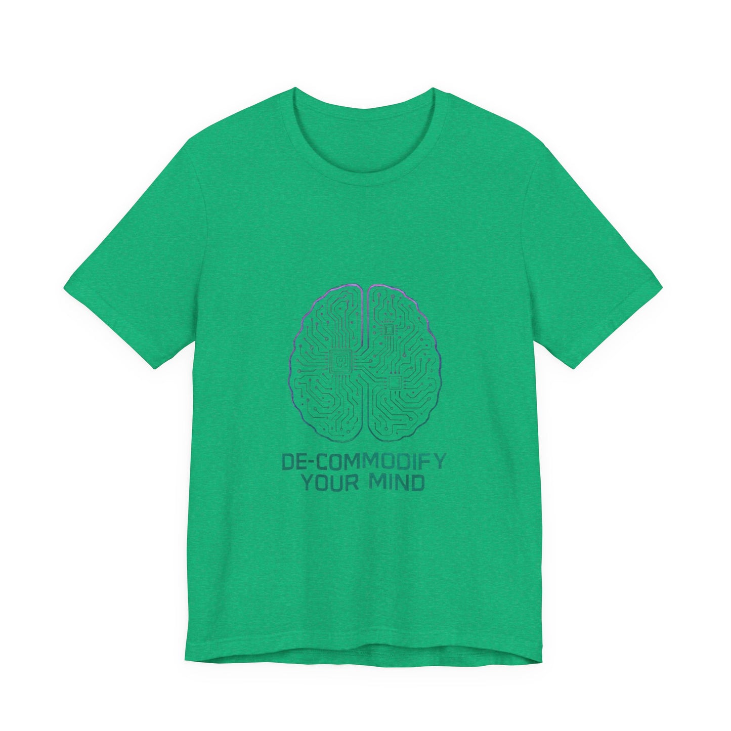 Brainwave Tee - De-Commodify Your Mind - Unisex T-Shirt
