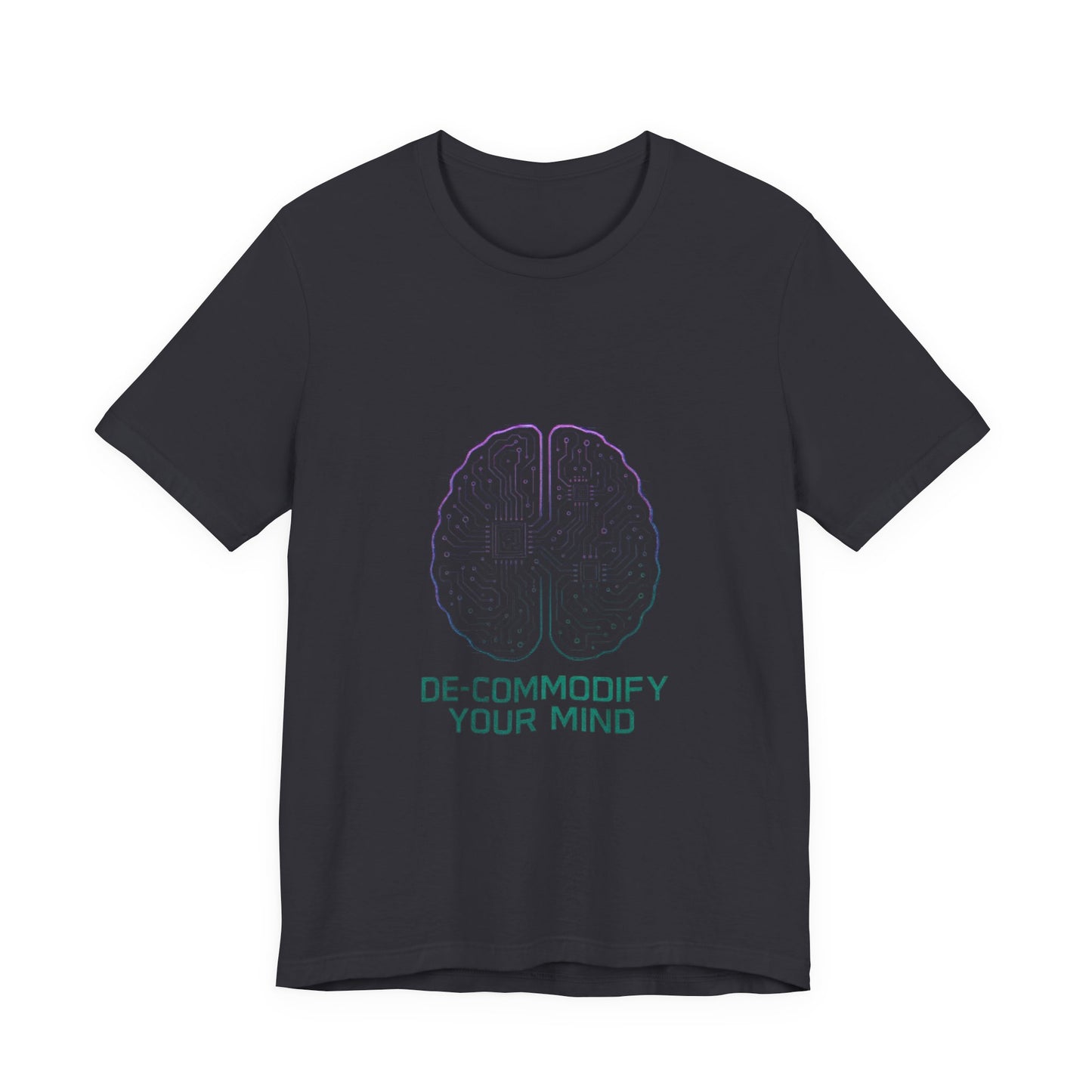Brainwave Tee - De-Commodify Your Mind - Unisex T-Shirt