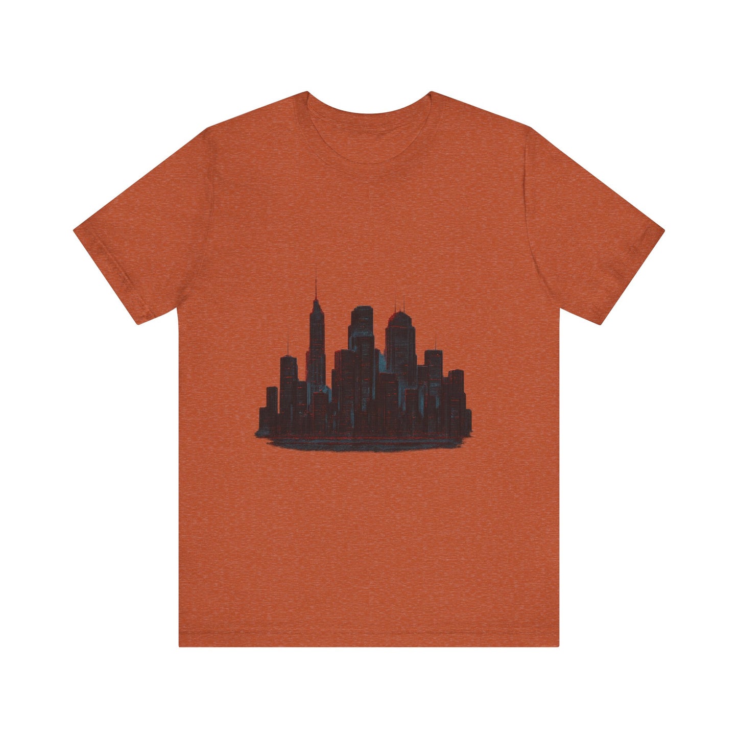 Glitched Neo-Tokyo Skyline Graphic Tee | Casual Wear, Street Style, Gift for City Lovers, Travel Enthusiasts, Summer Essentials