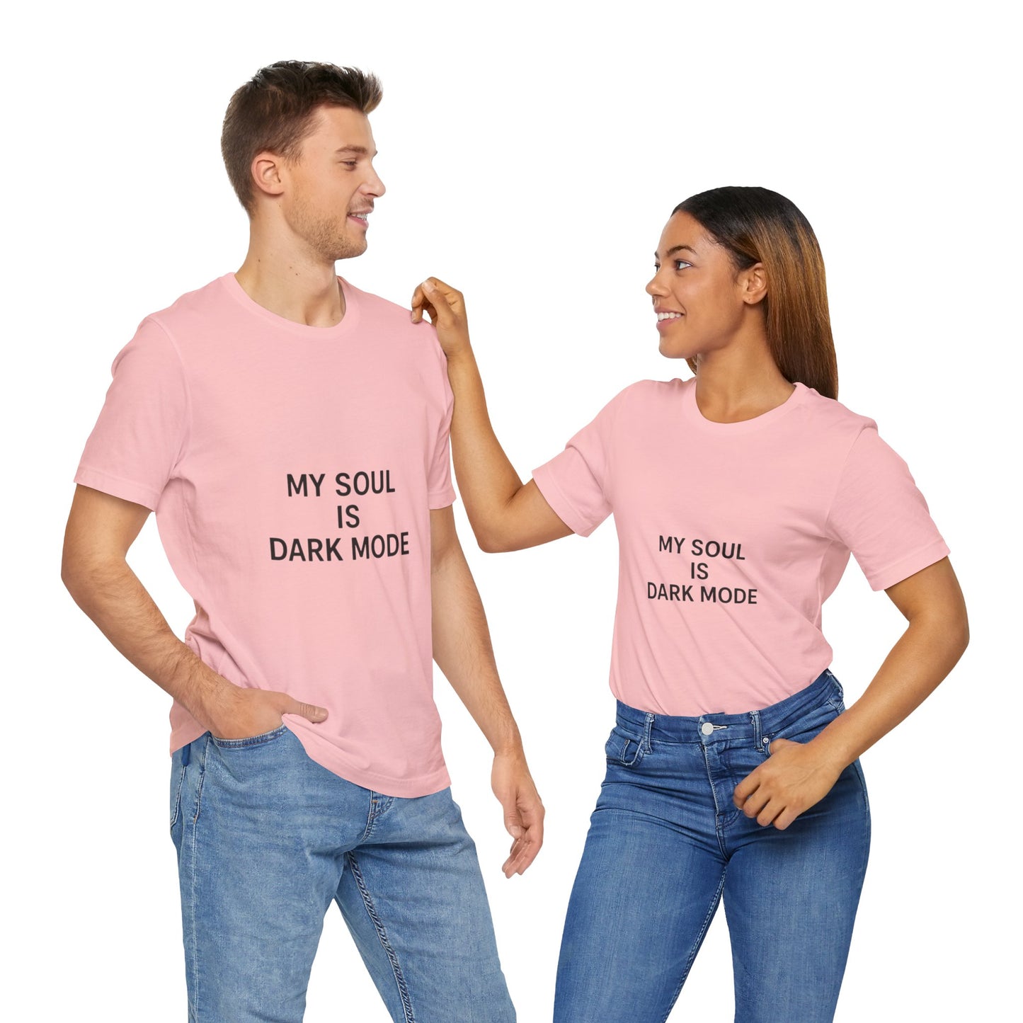 Goth Tee - Minimalist Stark Text Design