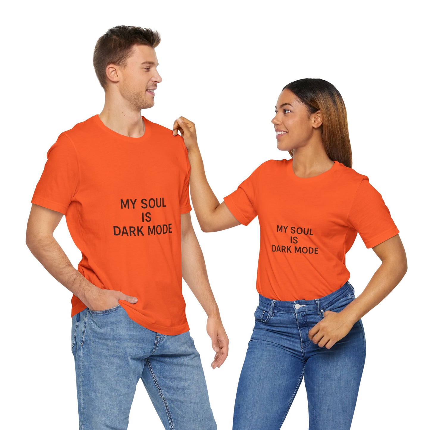 Goth Tee - Minimalist Stark Text Design