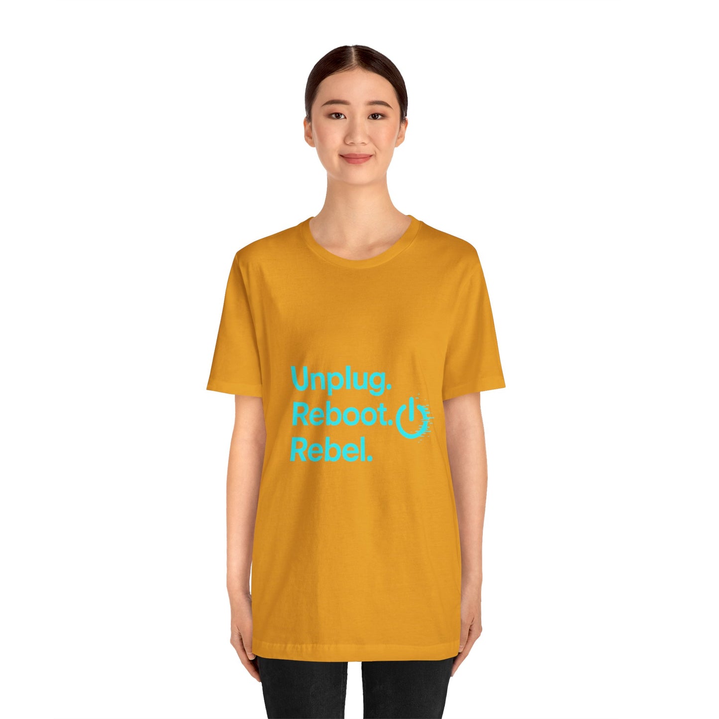 Rebel Spirit Unisex Tee - Fun Casual Graphic Shirt, Perfect for Gamers, Tech Lovers, Gift for Friends, Unique Birthday Apparel