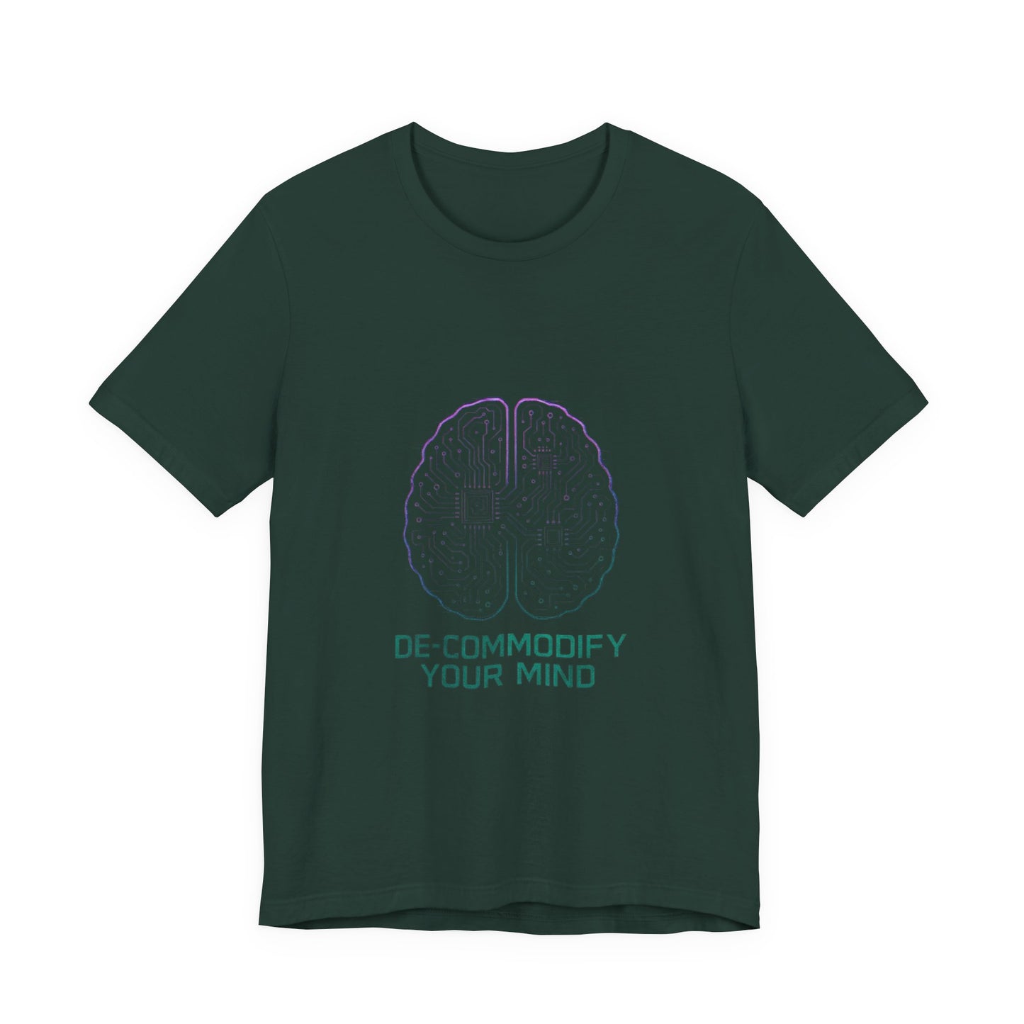 Brainwave Tee - De-Commodify Your Mind - Unisex T-Shirt