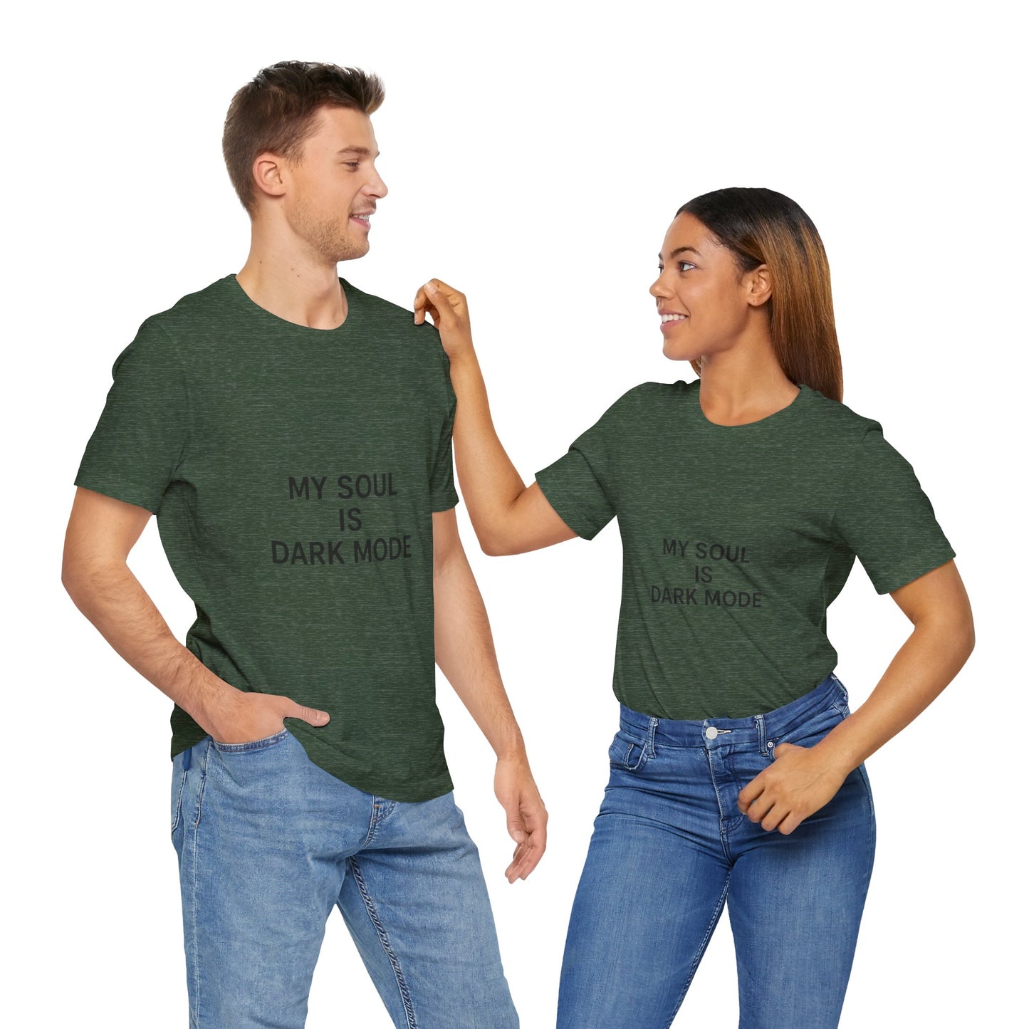 Goth Tee - Minimalist Stark Text Design