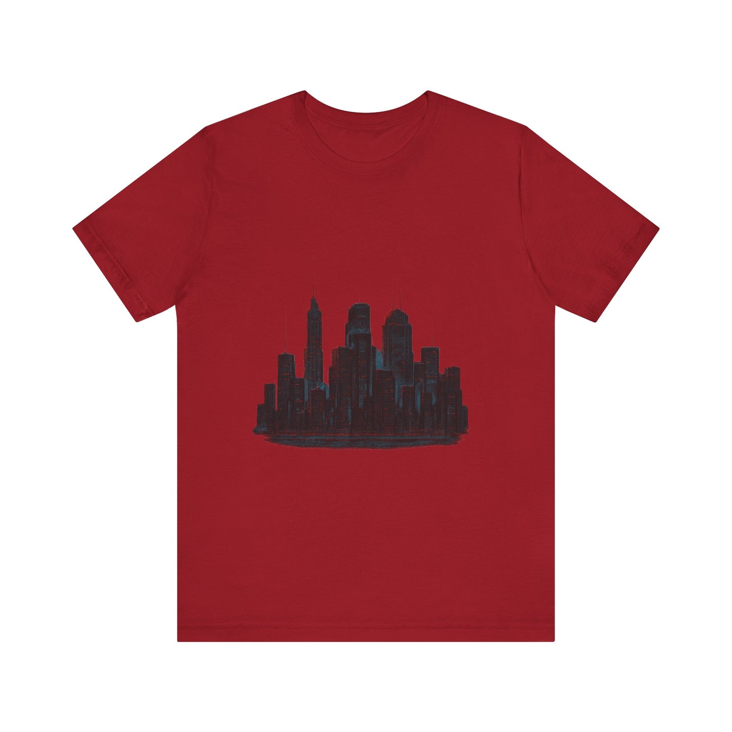 Glitched Neo-Tokyo Skyline Graphic Tee | Casual Wear, Street Style, Gift for City Lovers, Travel Enthusiasts, Summer Essentials