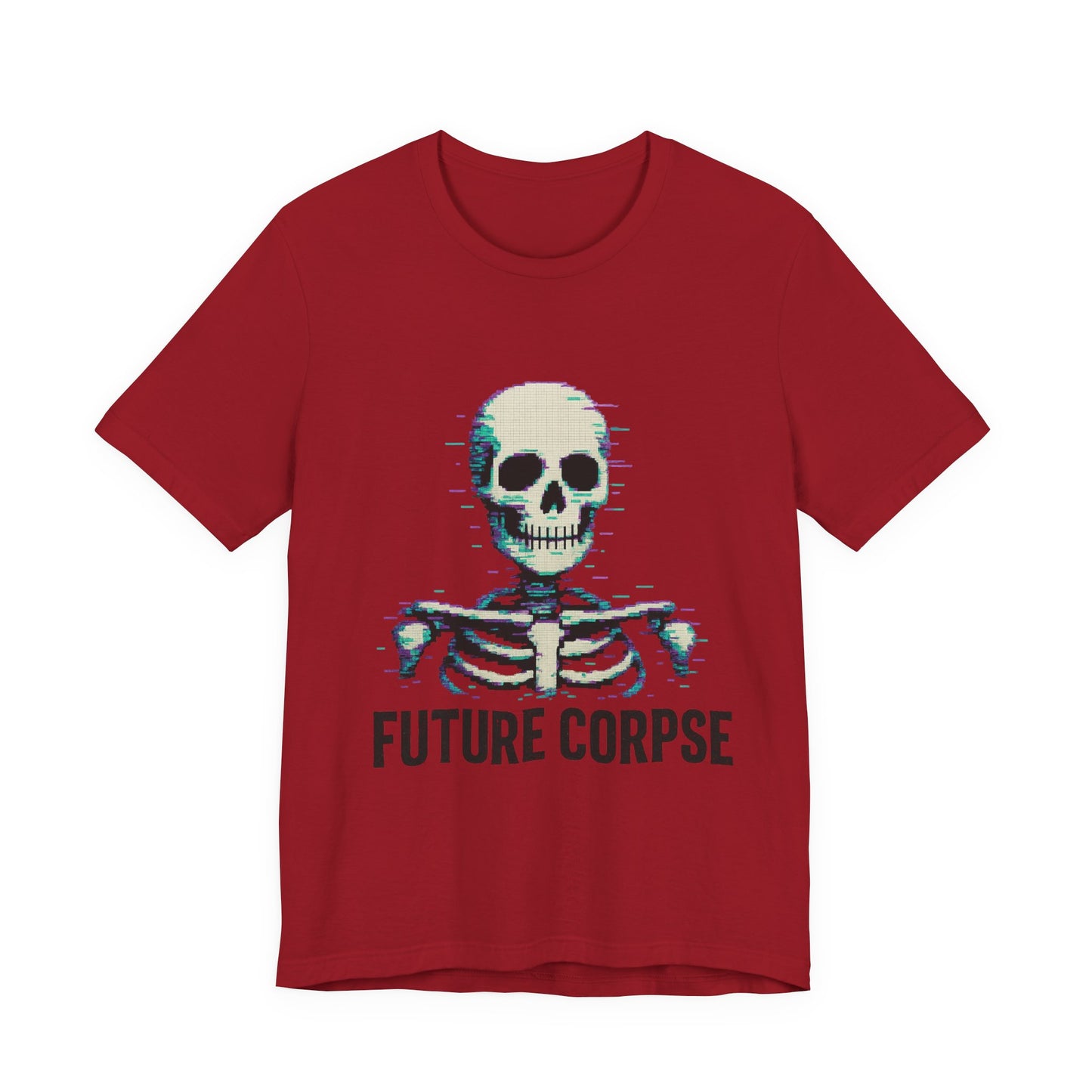 Unisex Future Corpse Graphic Tee, Halloween Shirt, Funny Gift, Casual Wear, Skull T-Shirt, Unique Statement Top
