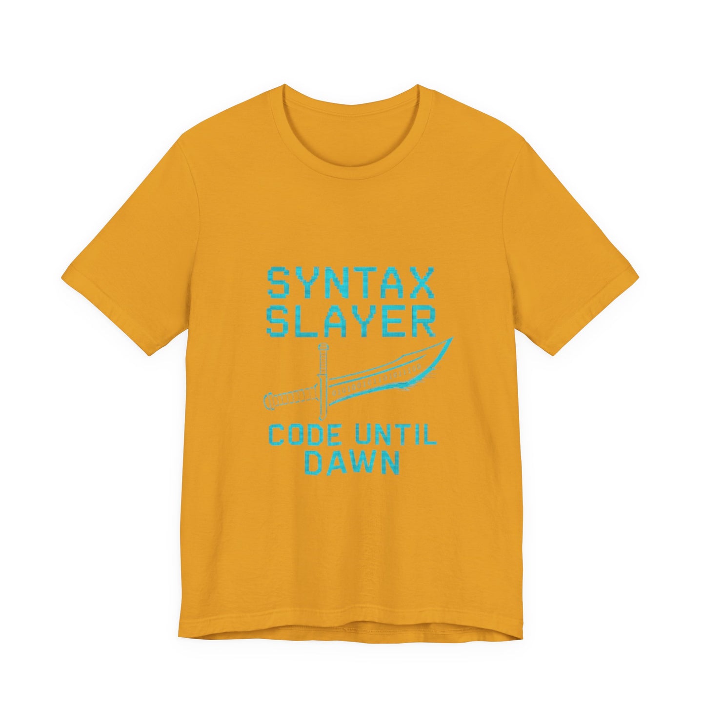 Syntax Slayer Unisex Tee, Gift for Programmers, Coding Humor Shirt, Tech Lover Apparel, Geeky Birthday Present, Computer Science Gift