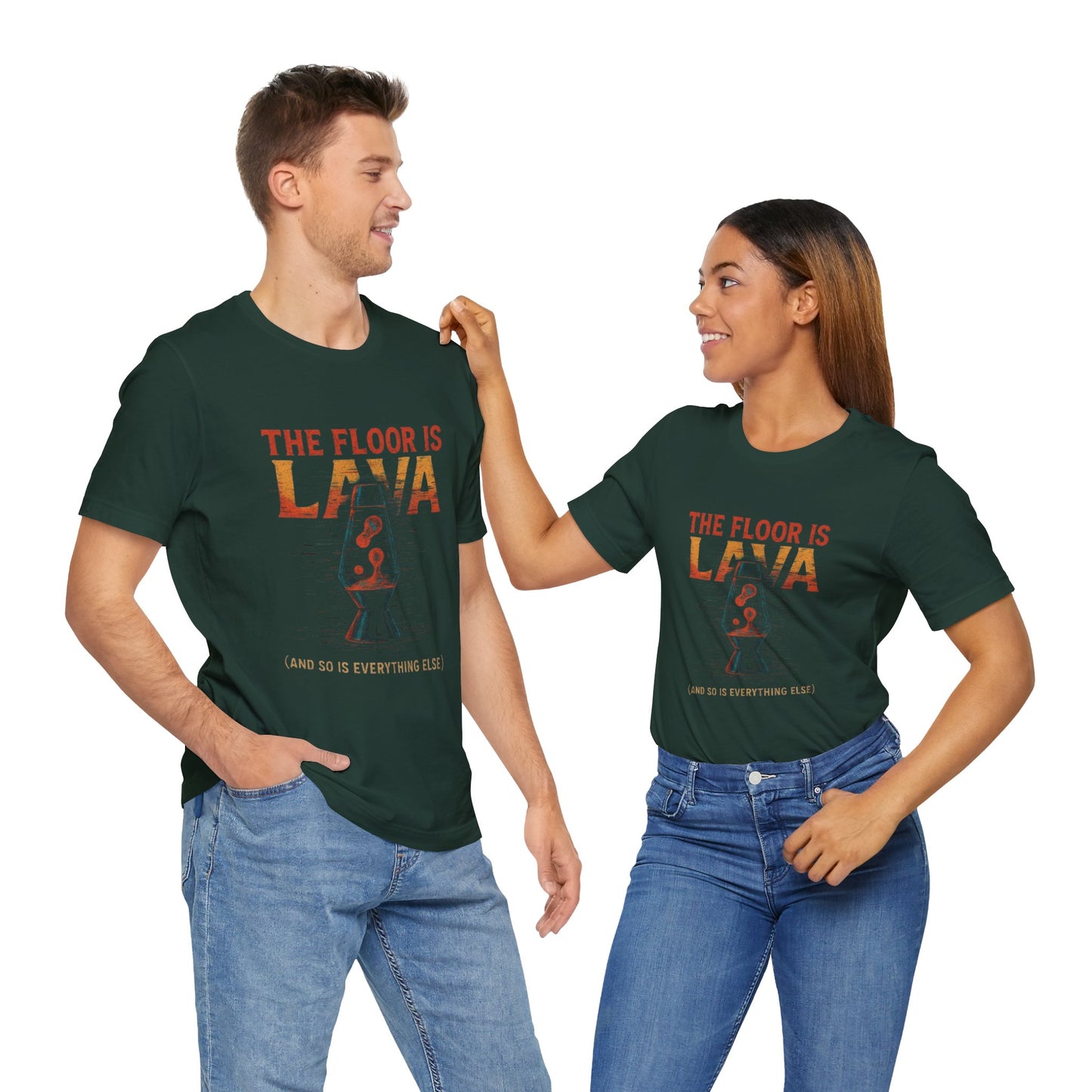 Lava Lamp Tee - The Floor Is Lava Design