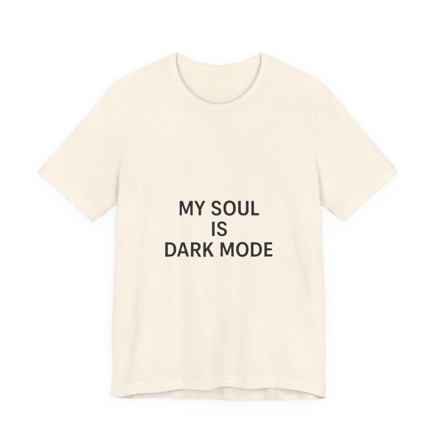 Goth Tee - Minimalist Stark Text Design