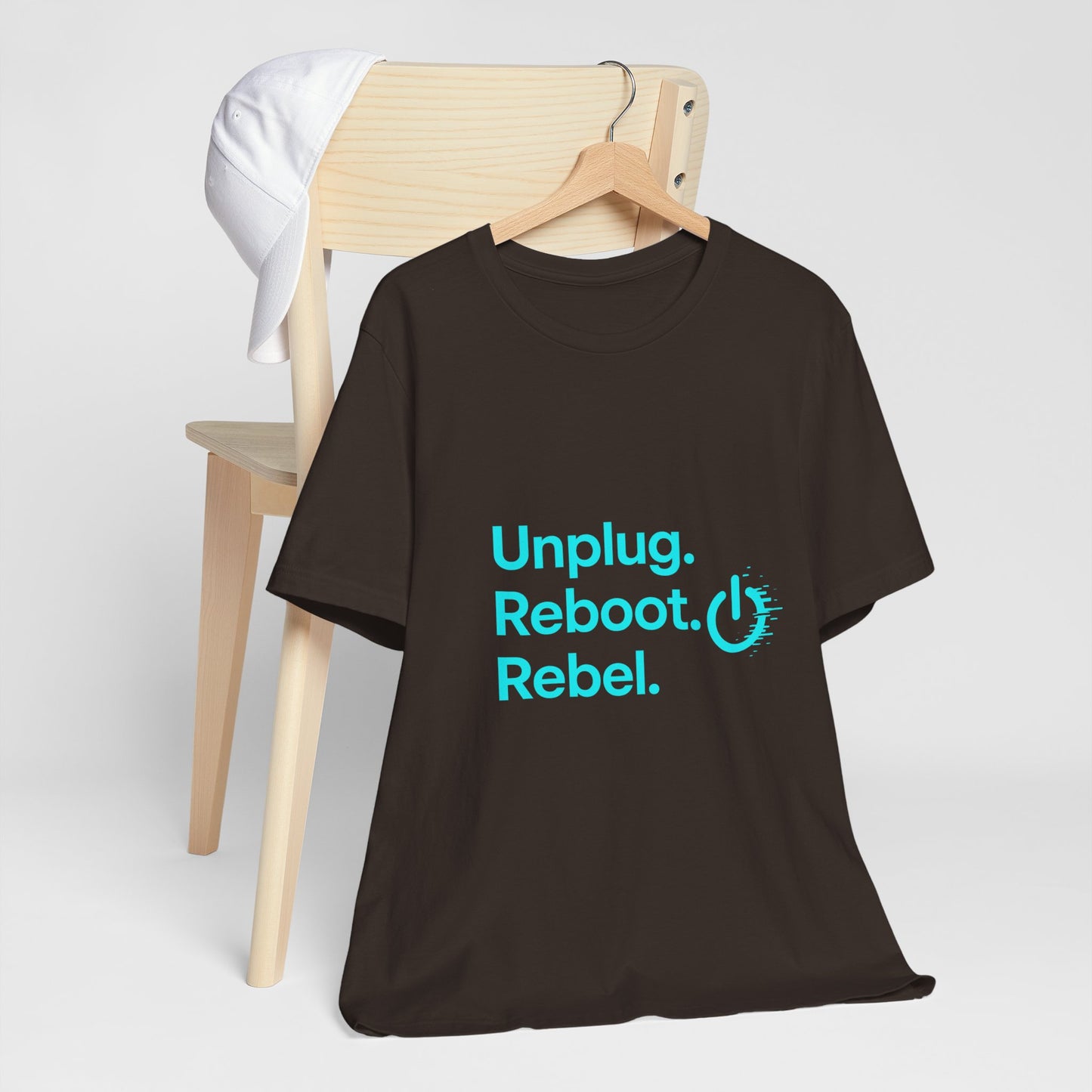 Rebel Spirit Unisex Tee - Fun Casual Graphic Shirt, Perfect for Gamers, Tech Lovers, Gift for Friends, Unique Birthday Apparel