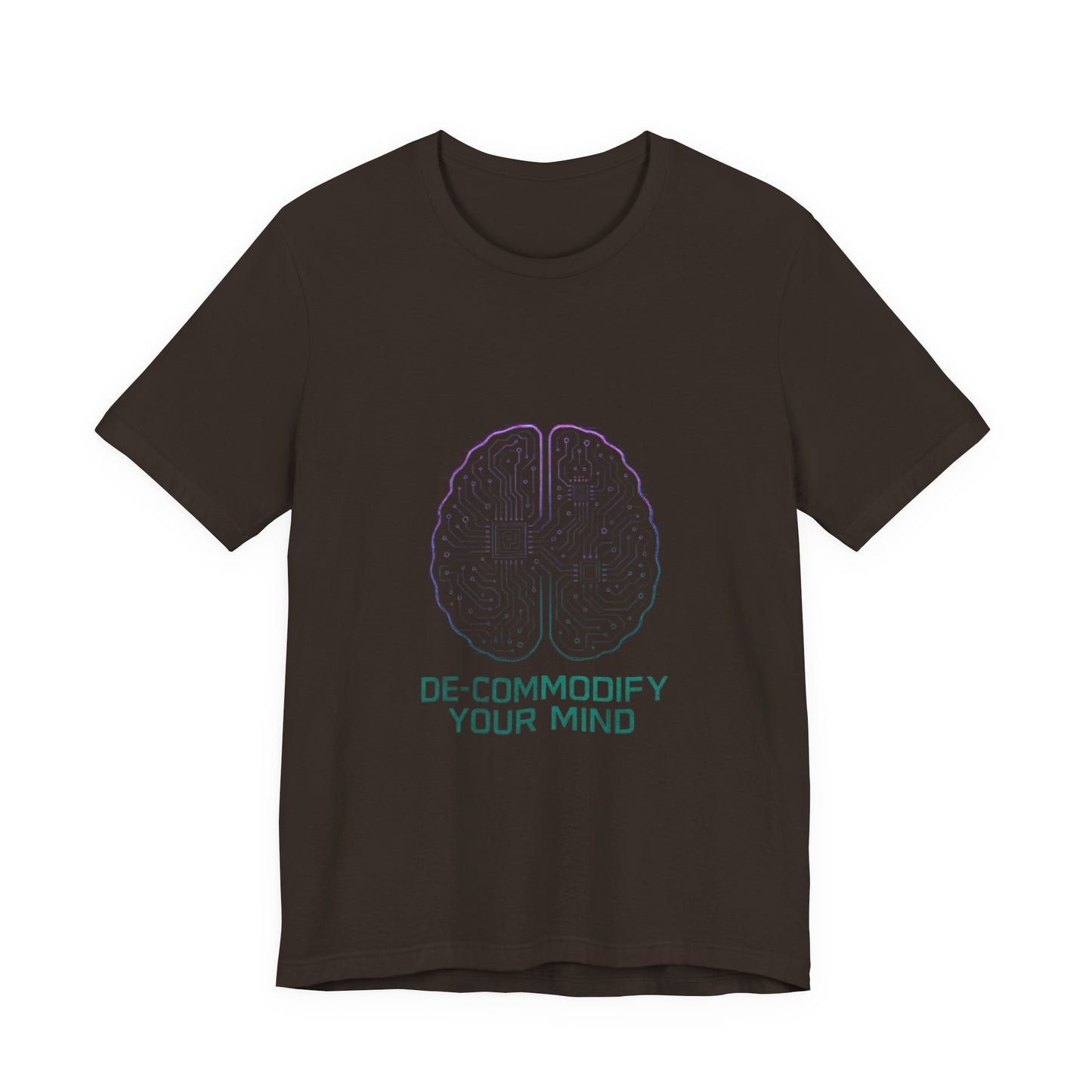 Brainwave Tee - De-Commodify Your Mind - Unisex T-Shirt