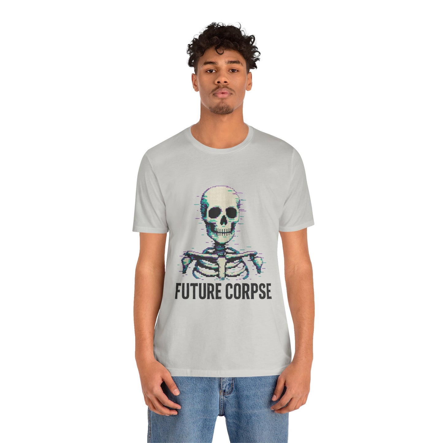 Unisex Future Corpse Graphic Tee, Halloween Shirt, Funny Gift, Casual Wear, Skull T-Shirt, Unique Statement Top