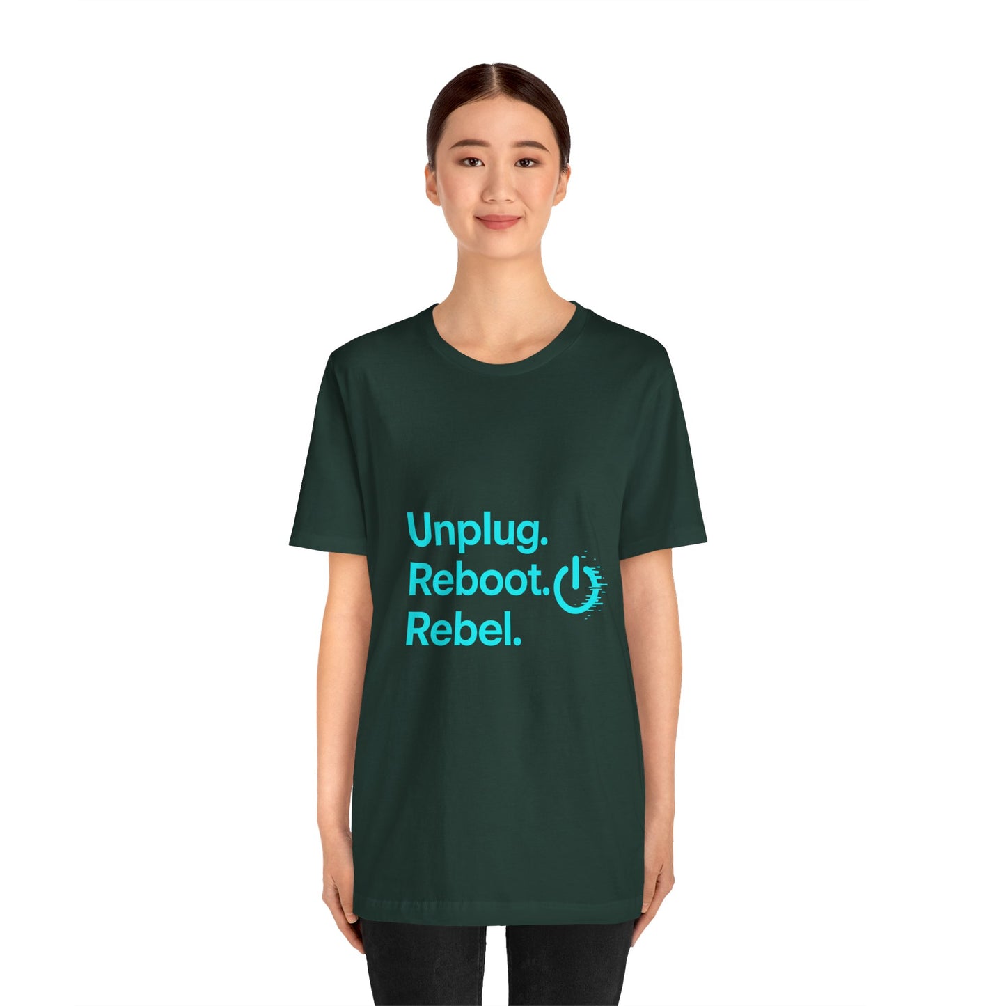Rebel Spirit Unisex Tee - Fun Casual Graphic Shirt, Perfect for Gamers, Tech Lovers, Gift for Friends, Unique Birthday Apparel