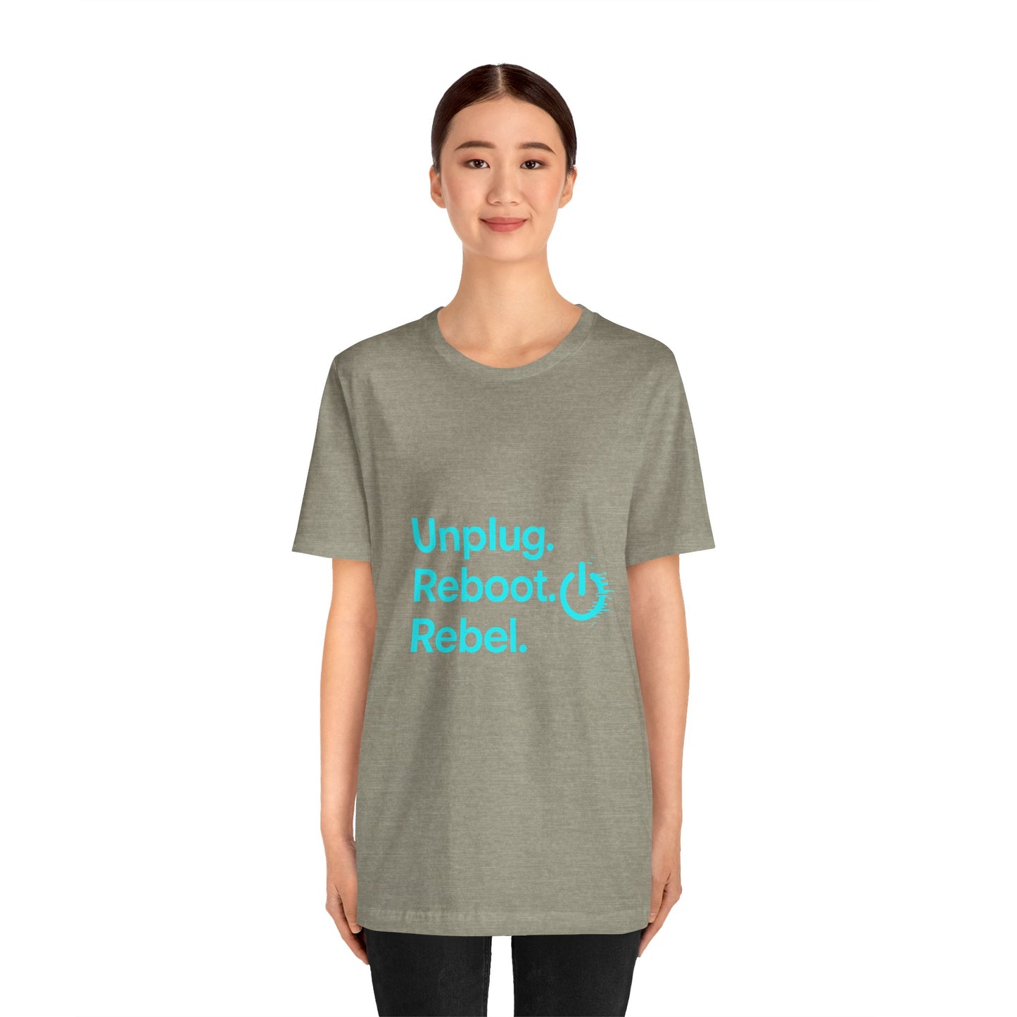 Rebel Spirit Unisex Tee - Fun Casual Graphic Shirt, Perfect for Gamers, Tech Lovers, Gift for Friends, Unique Birthday Apparel