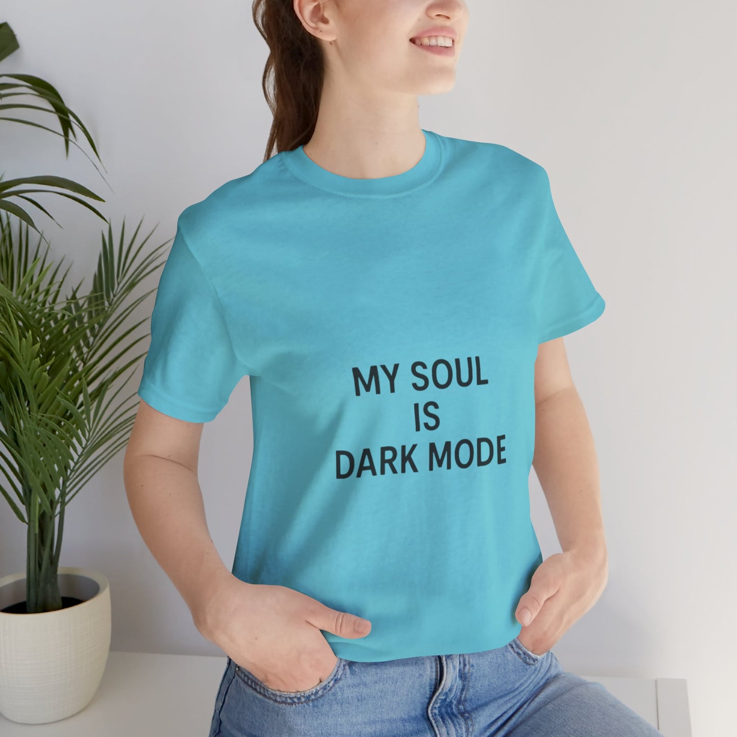 Goth Tee - Minimalist Stark Text Design