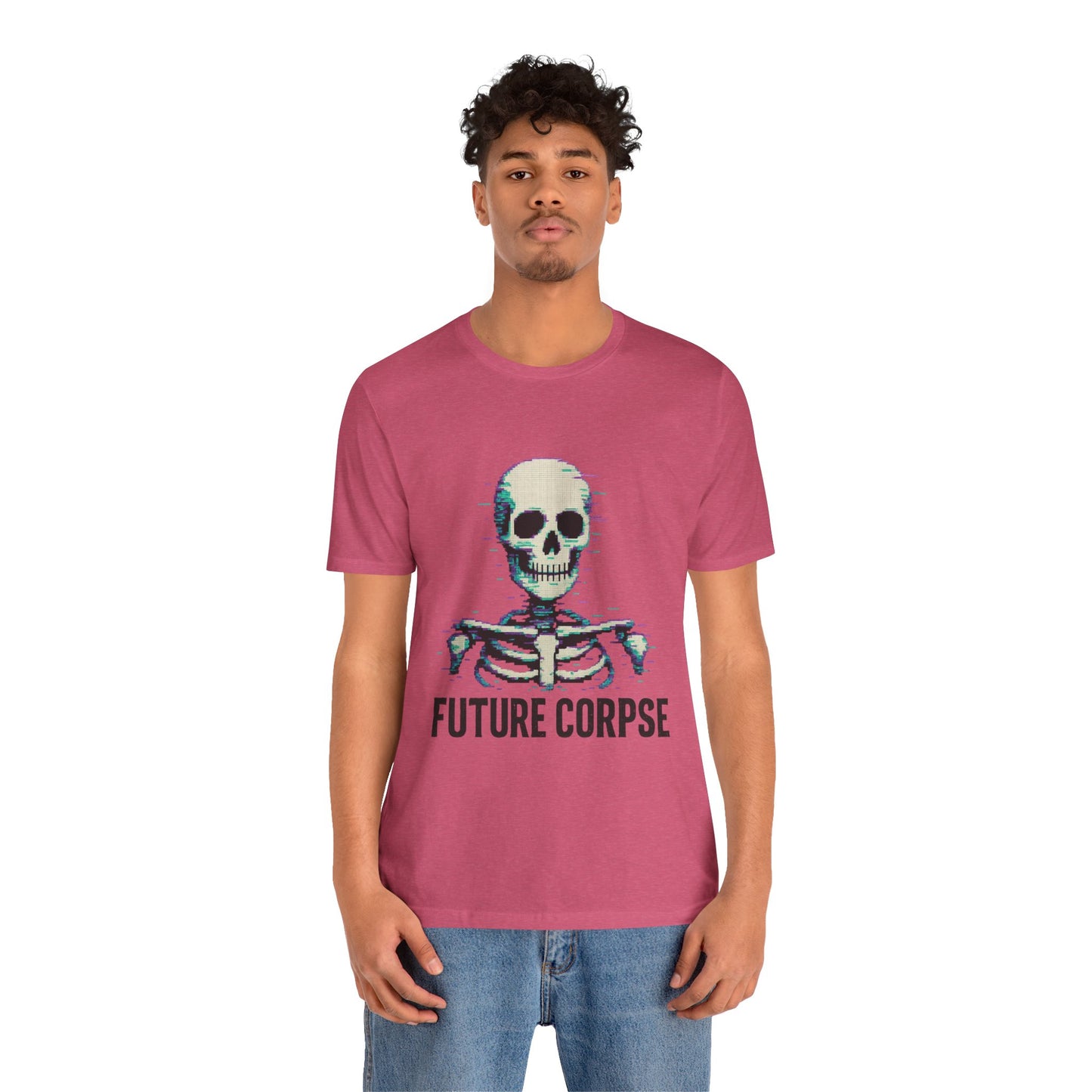 Unisex Future Corpse Graphic Tee, Halloween Shirt, Funny Gift, Casual Wear, Skull T-Shirt, Unique Statement Top