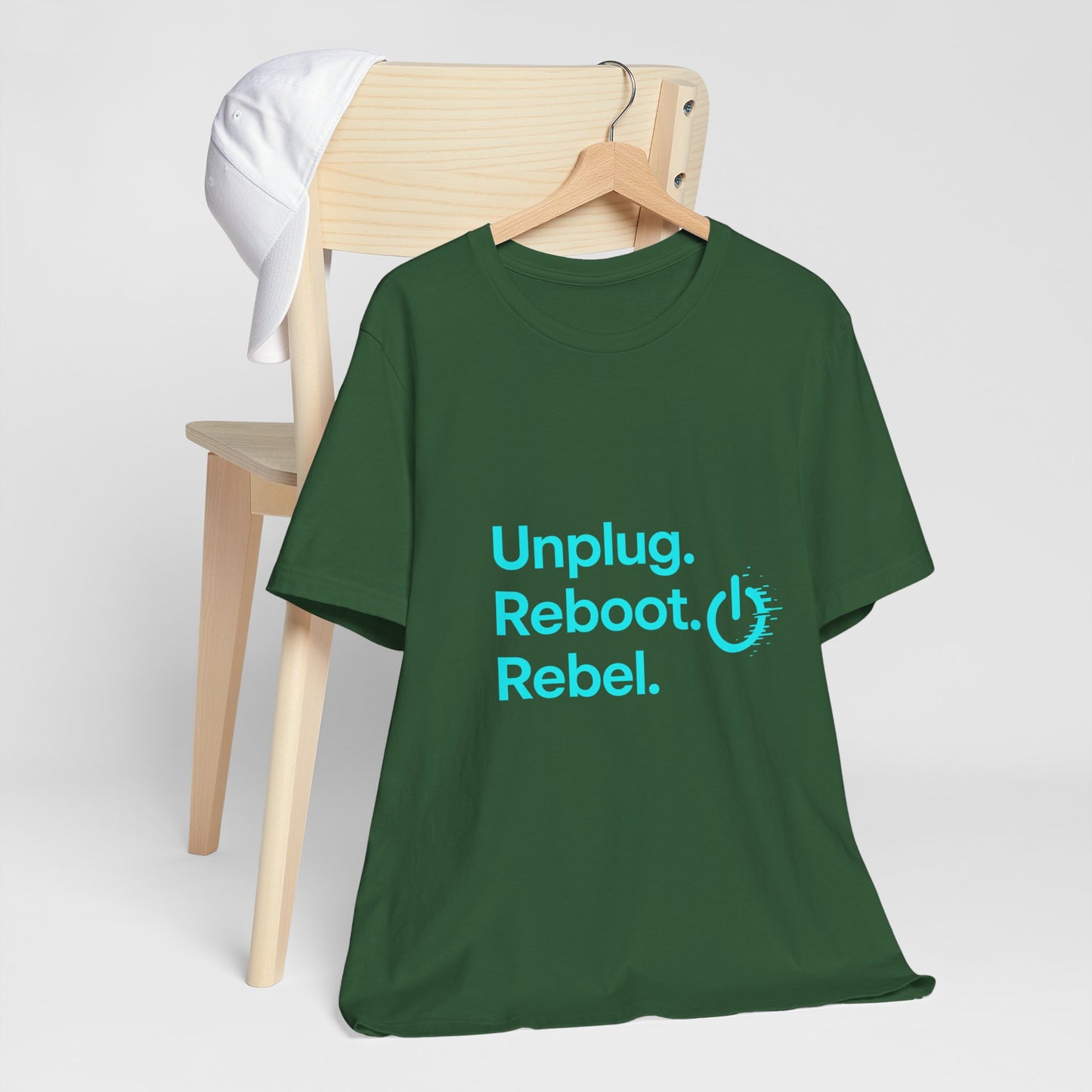 Rebel Spirit Unisex Tee - Fun Casual Graphic Shirt, Perfect for Gamers, Tech Lovers, Gift for Friends, Unique Birthday Apparel