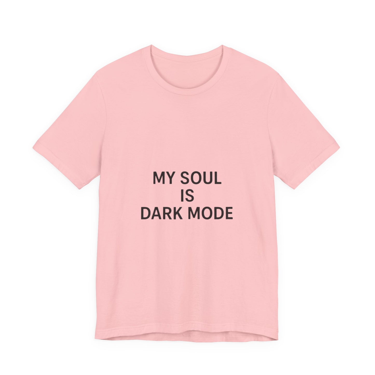Goth Tee - Minimalist Stark Text Design