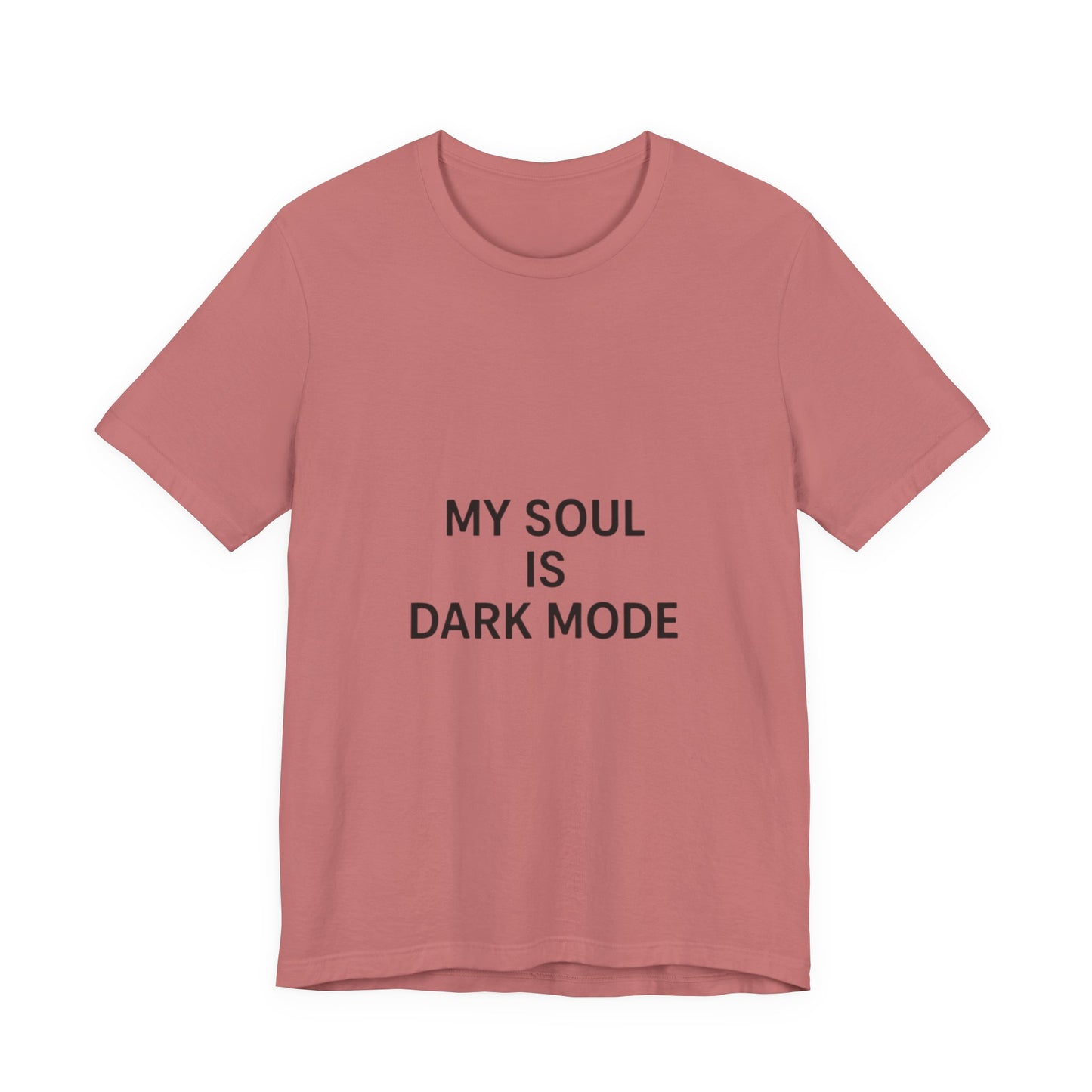 Goth Tee - Minimalist Stark Text Design