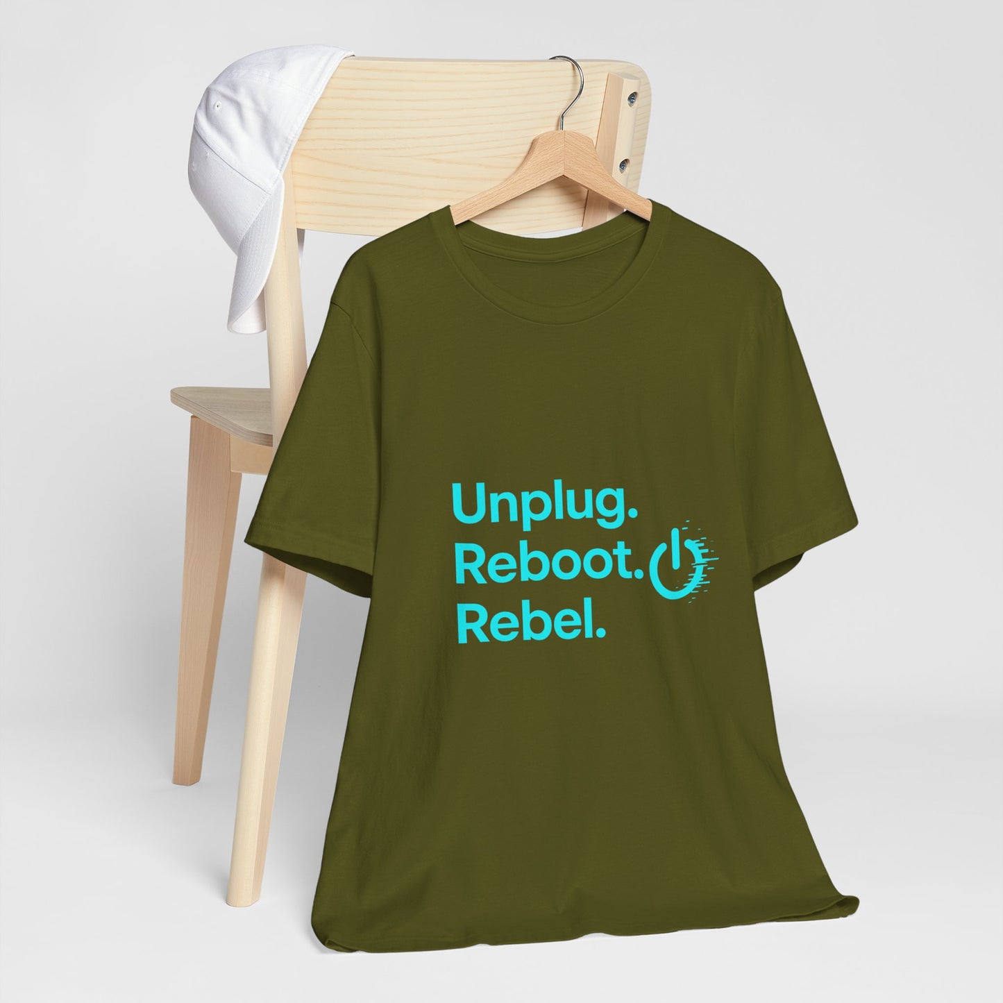 Rebel Spirit Unisex Tee - Fun Casual Graphic Shirt, Perfect for Gamers, Tech Lovers, Gift for Friends, Unique Birthday Apparel