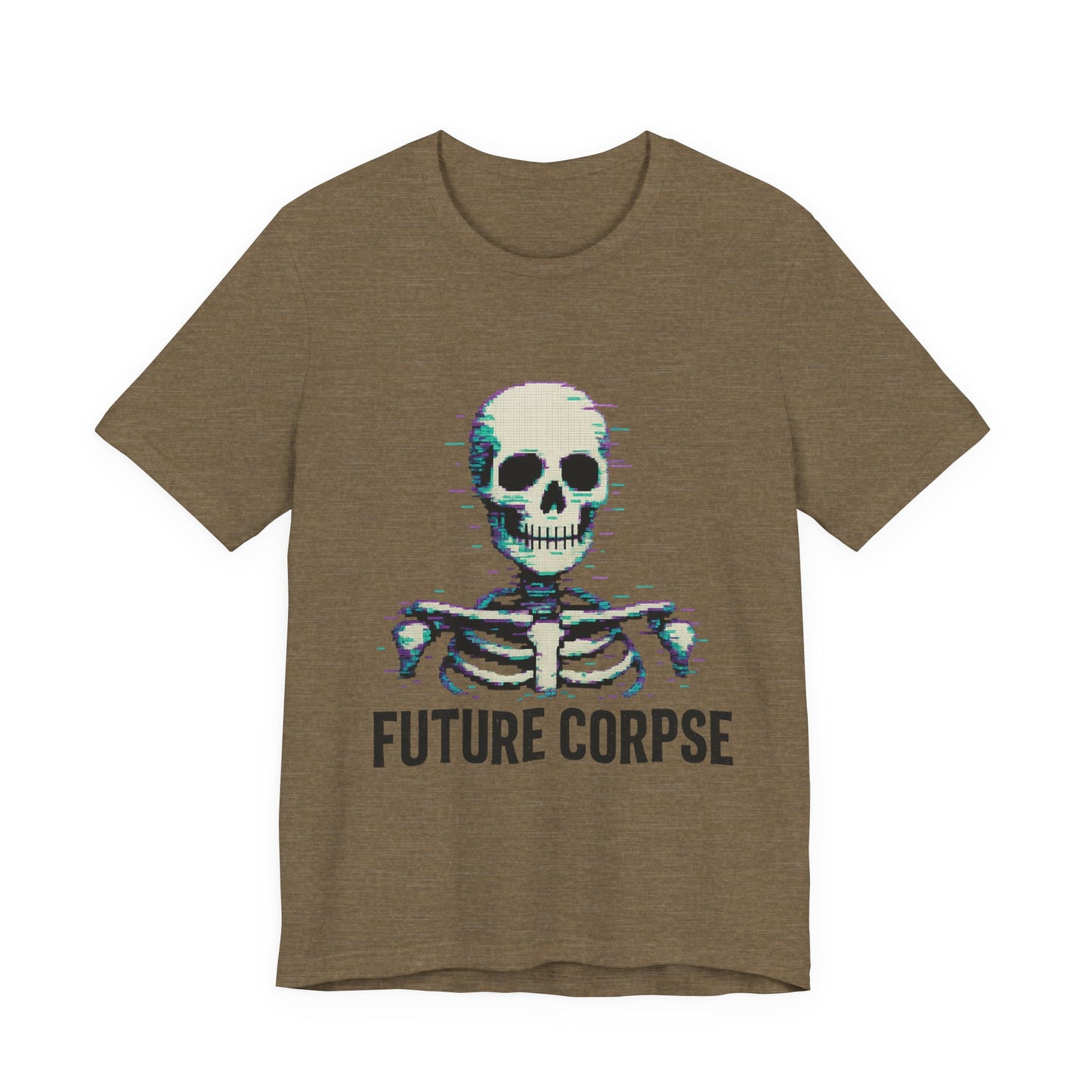 Unisex Future Corpse Graphic Tee, Halloween Shirt, Funny Gift, Casual Wear, Skull T-Shirt, Unique Statement Top