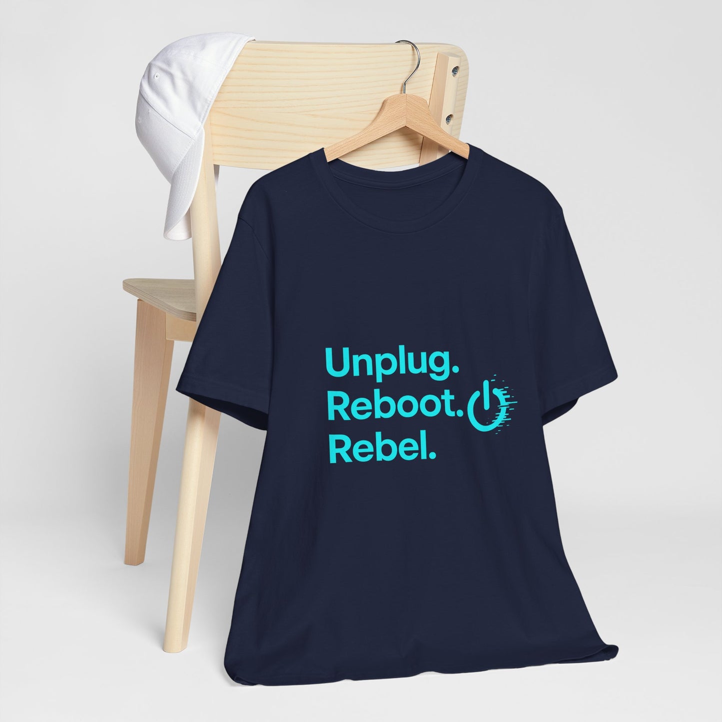 Rebel Spirit Unisex Tee - Fun Casual Graphic Shirt, Perfect for Gamers, Tech Lovers, Gift for Friends, Unique Birthday Apparel
