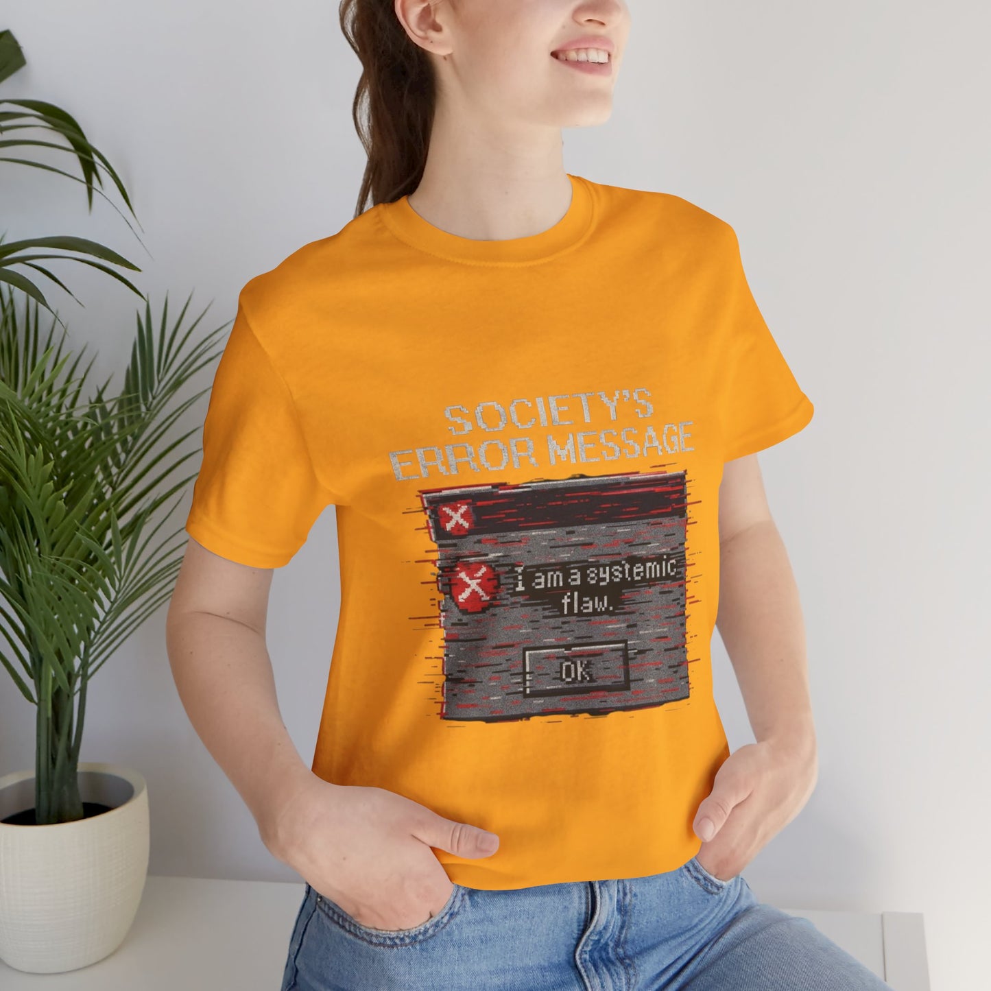 Systemic Flaw Tee - Society's Error Message Design