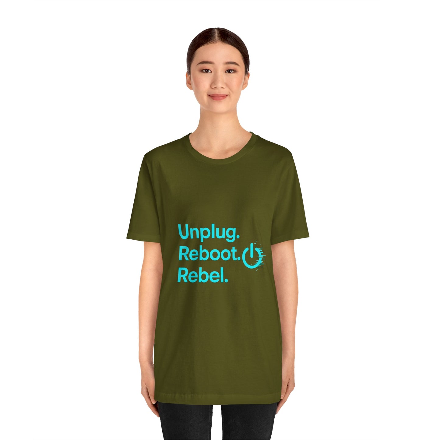 Rebel Spirit Unisex Tee - Fun Casual Graphic Shirt, Perfect for Gamers, Tech Lovers, Gift for Friends, Unique Birthday Apparel