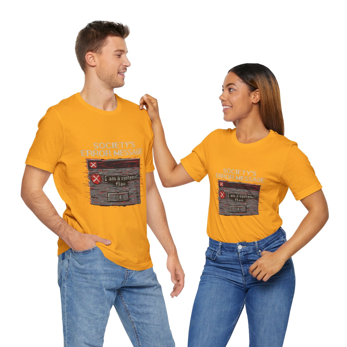 Systemic Flaw Tee - Society's Error Message Design