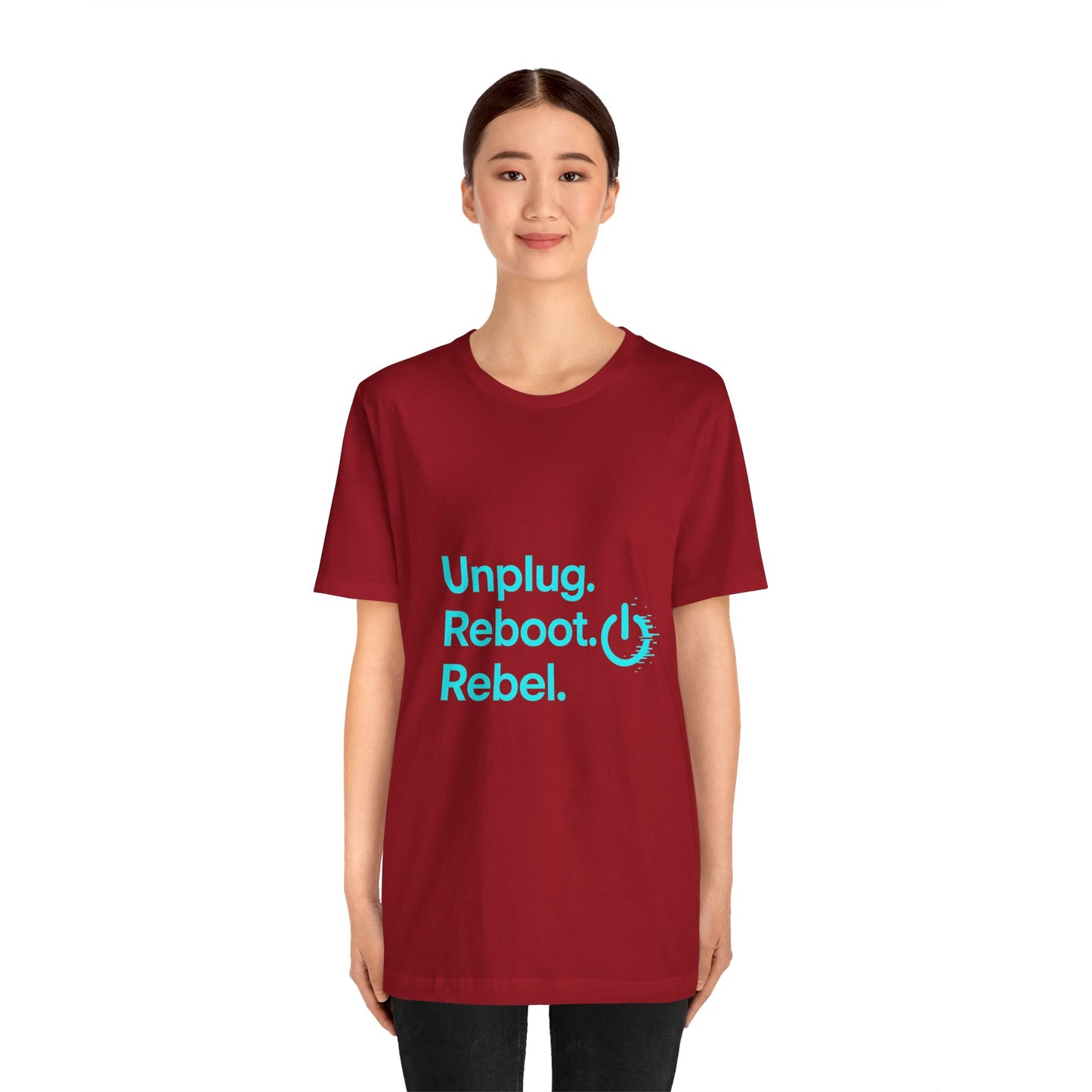 Rebel Spirit Unisex Tee - Fun Casual Graphic Shirt, Perfect for Gamers, Tech Lovers, Gift for Friends, Unique Birthday Apparel