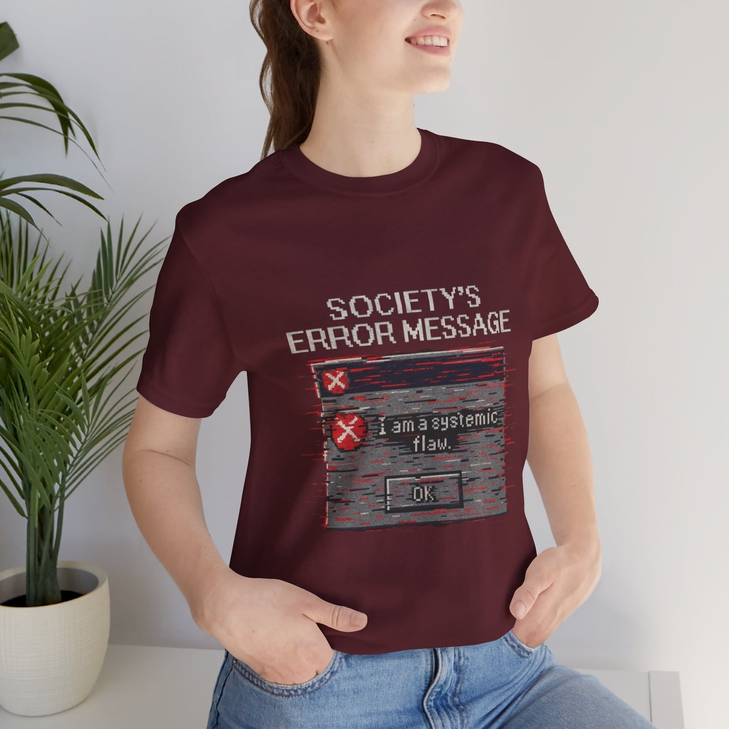 Systemic Flaw Tee - Society's Error Message Design