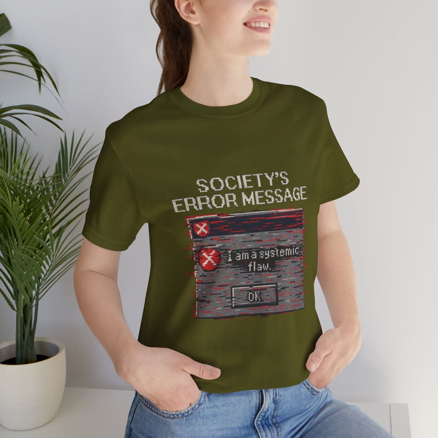 Systemic Flaw Tee - Society's Error Message Design