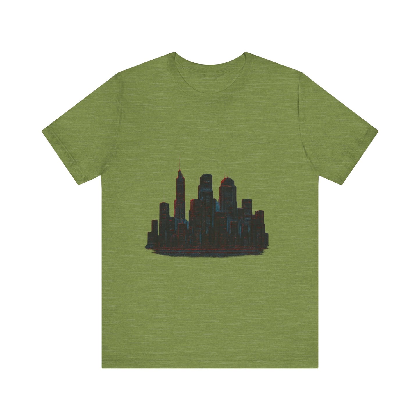 Glitched Neo-Tokyo Skyline Graphic Tee | Casual Wear, Street Style, Gift for City Lovers, Travel Enthusiasts, Summer Essentials