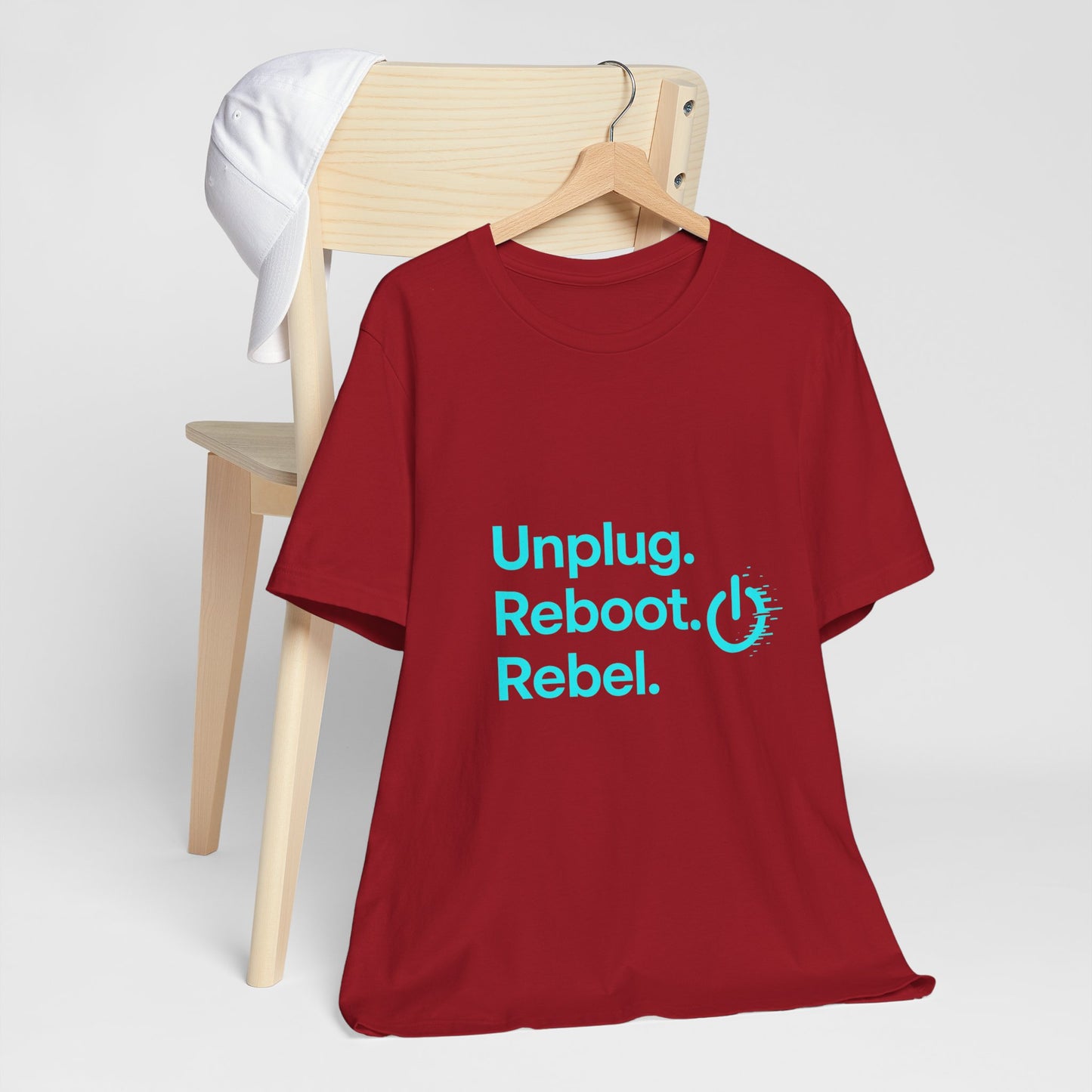 Rebel Spirit Unisex Tee - Fun Casual Graphic Shirt, Perfect for Gamers, Tech Lovers, Gift for Friends, Unique Birthday Apparel