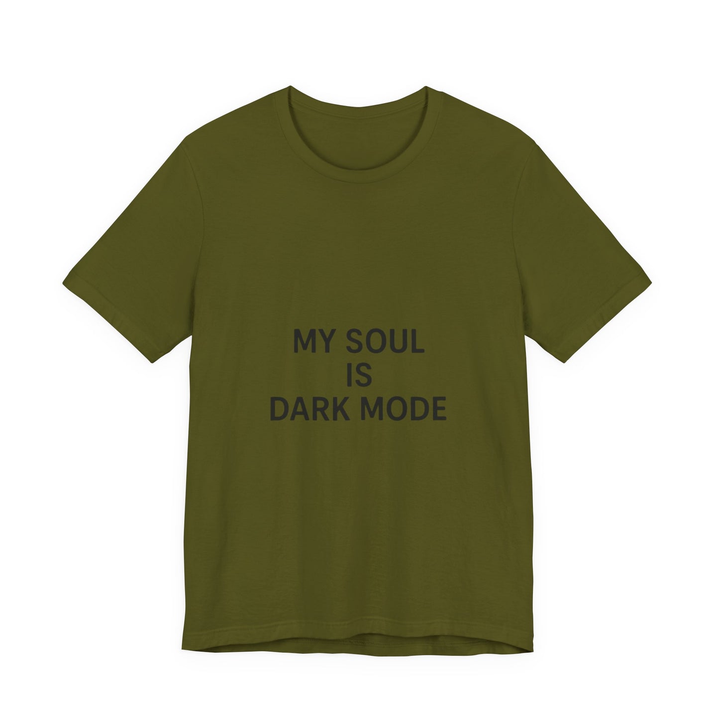 Goth Tee - Minimalist Stark Text Design