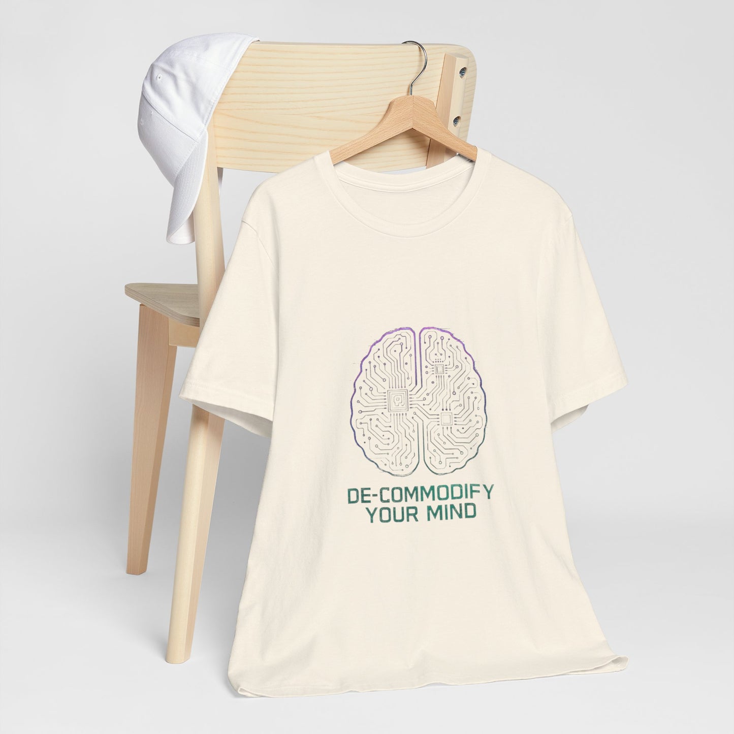 Brainwave Tee - De-Commodify Your Mind - Unisex T-Shirt