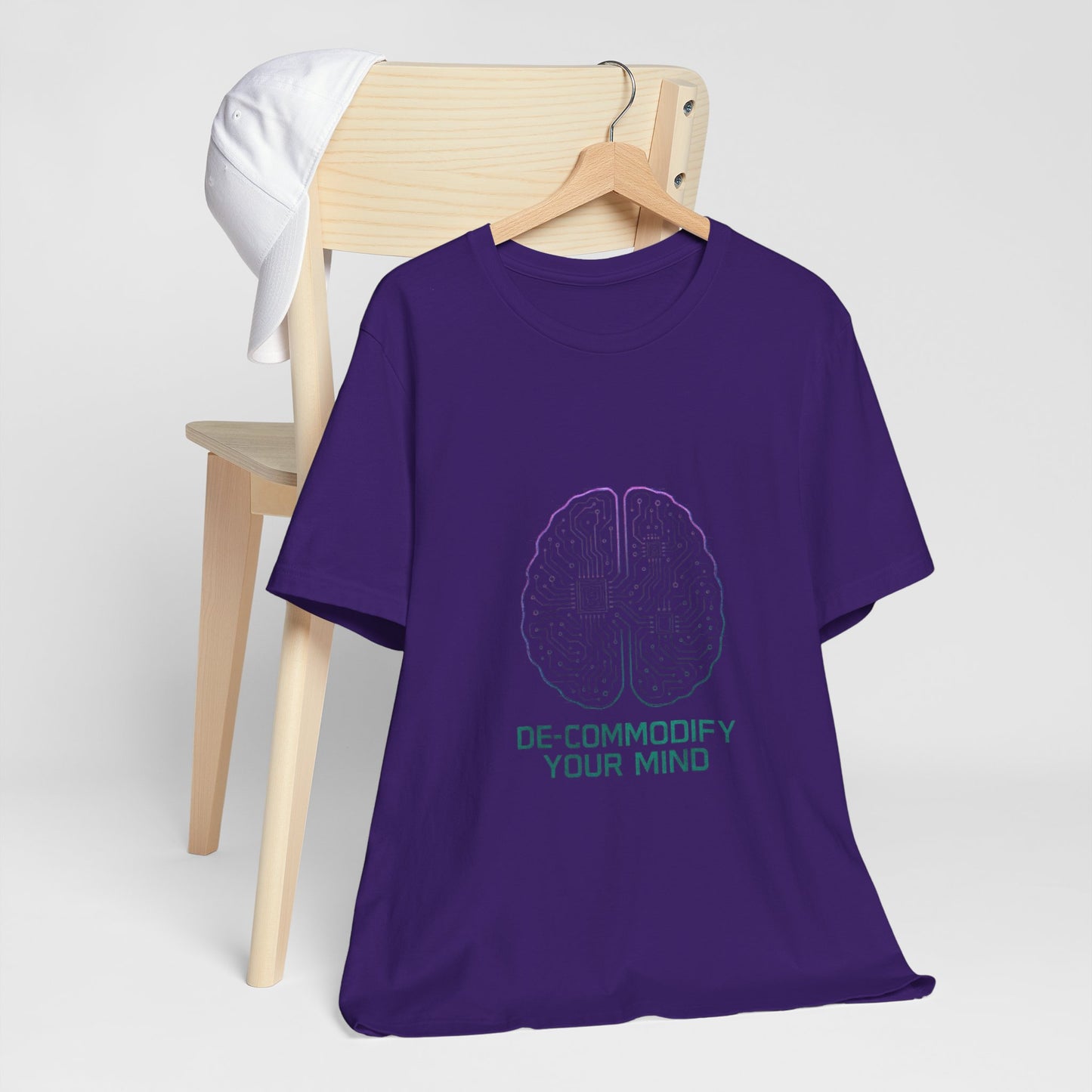 Brainwave Tee - De-Commodify Your Mind - Unisex T-Shirt