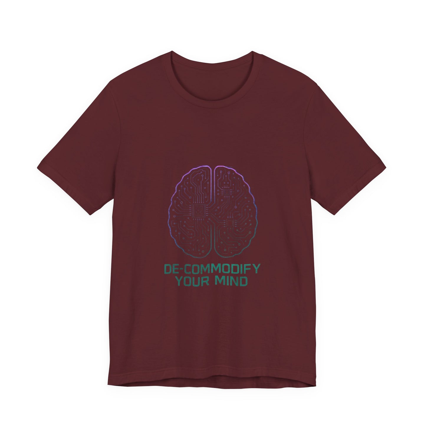 Brainwave Tee - De-Commodify Your Mind - Unisex T-Shirt