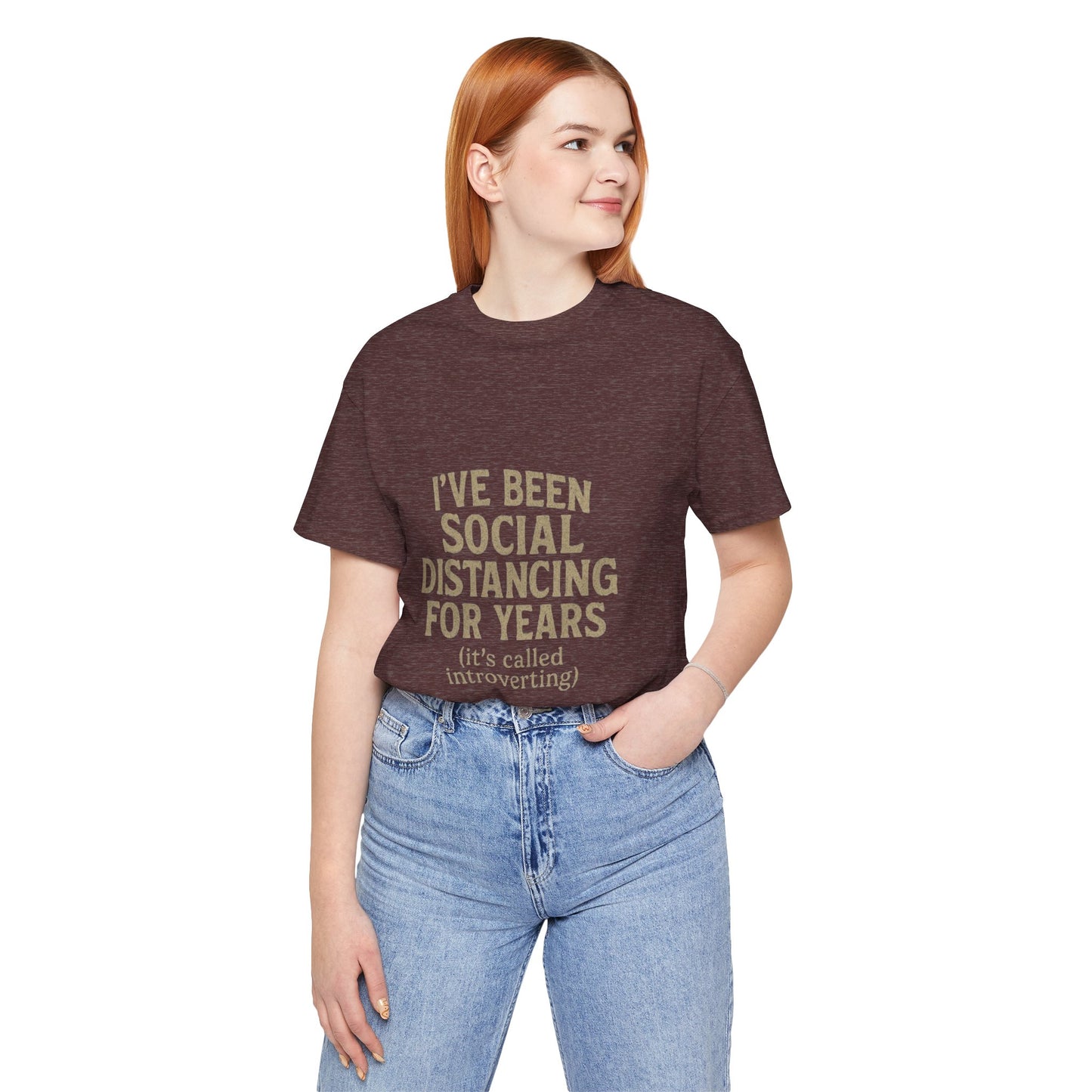 Social Distancing OG Tee, Funny Quote Shirt, Perfect Gift for Introverts, Social Distancing Apparel, Quirky Casual Wear