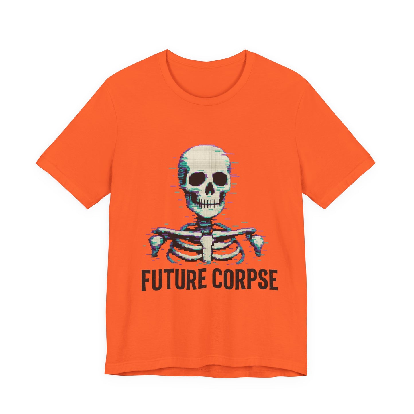 Unisex Future Corpse Graphic Tee, Halloween Shirt, Funny Gift, Casual Wear, Skull T-Shirt, Unique Statement Top