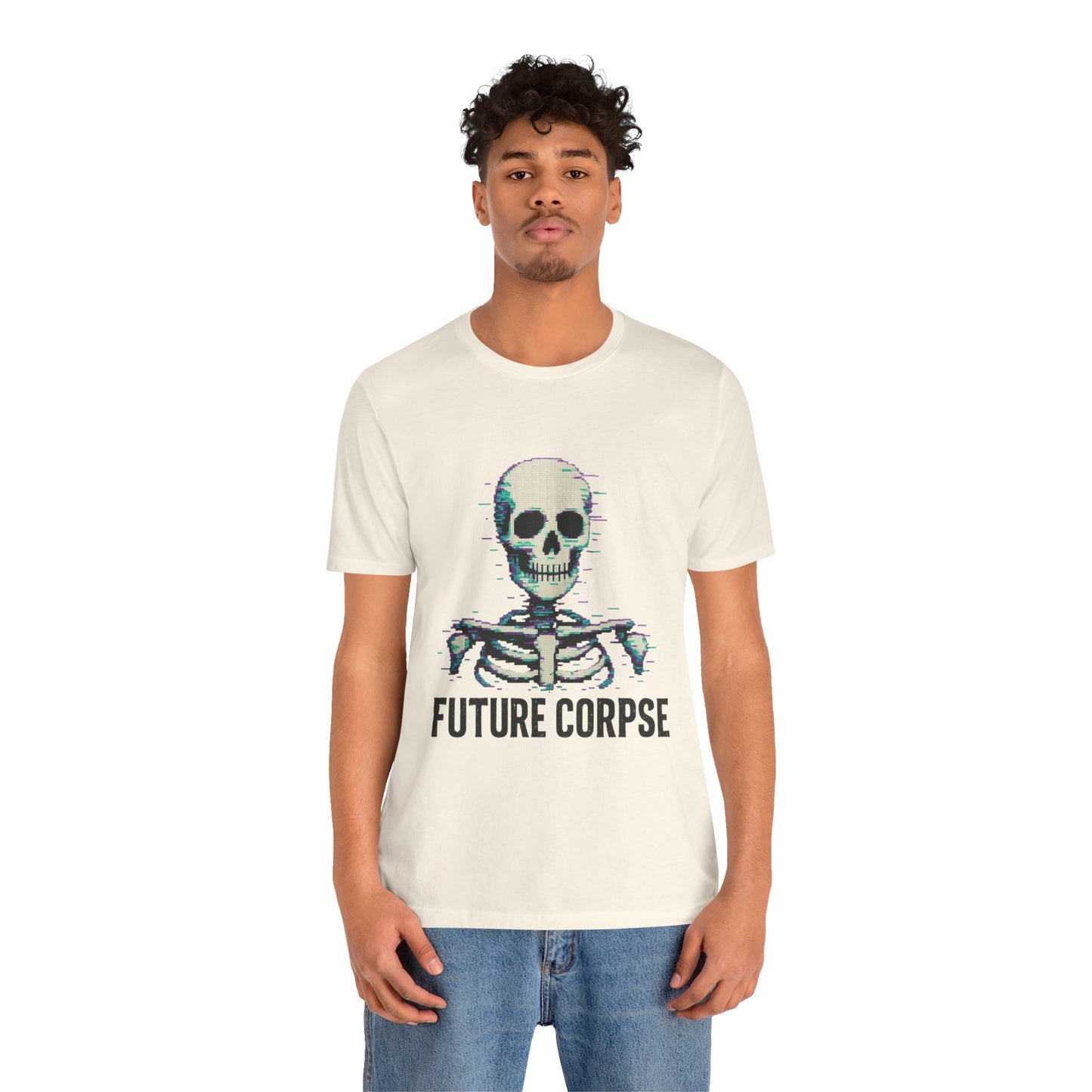 Unisex Future Corpse Graphic Tee, Halloween Shirt, Funny Gift, Casual Wear, Skull T-Shirt, Unique Statement Top
