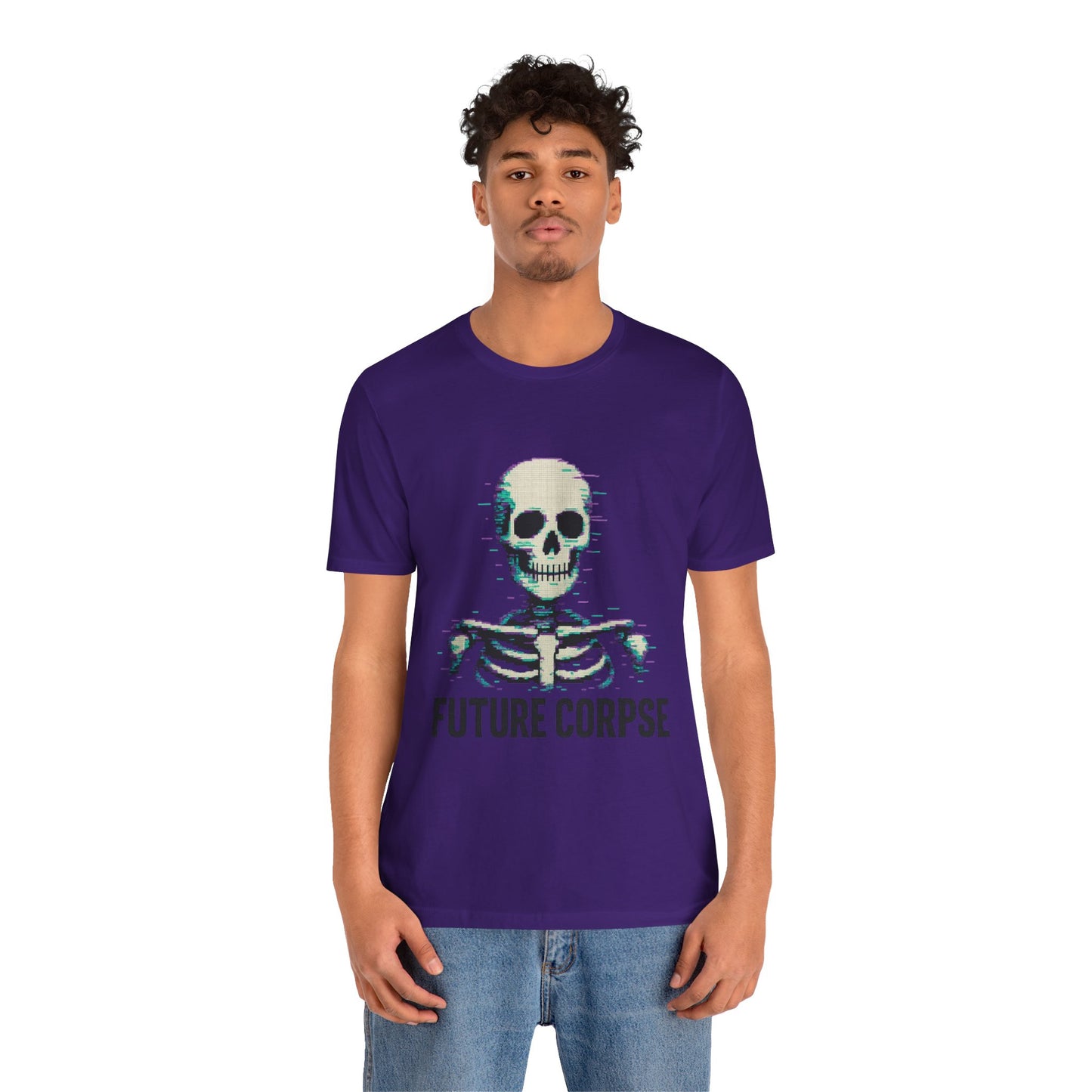 Unisex Future Corpse Graphic Tee, Halloween Shirt, Funny Gift, Casual Wear, Skull T-Shirt, Unique Statement Top