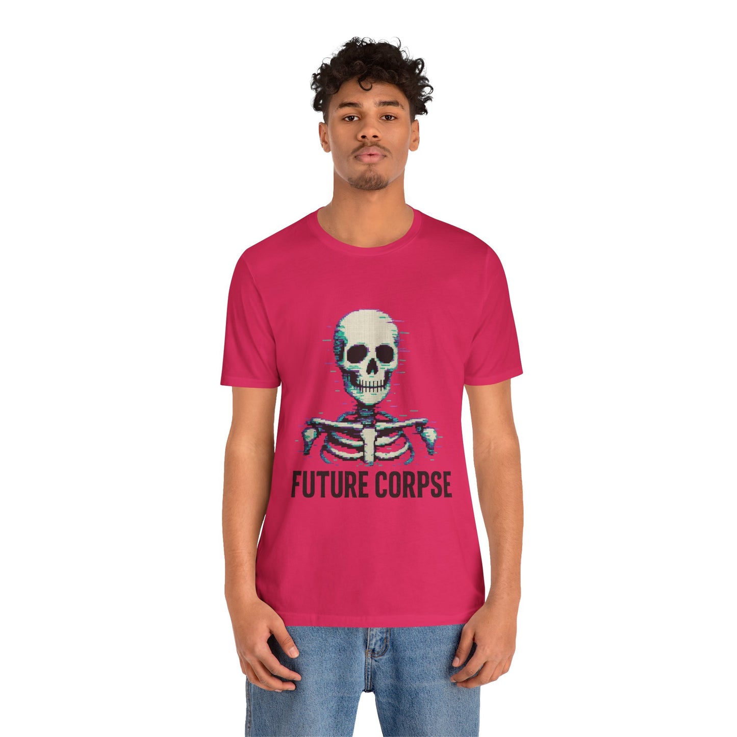 Unisex Future Corpse Graphic Tee, Halloween Shirt, Funny Gift, Casual Wear, Skull T-Shirt, Unique Statement Top